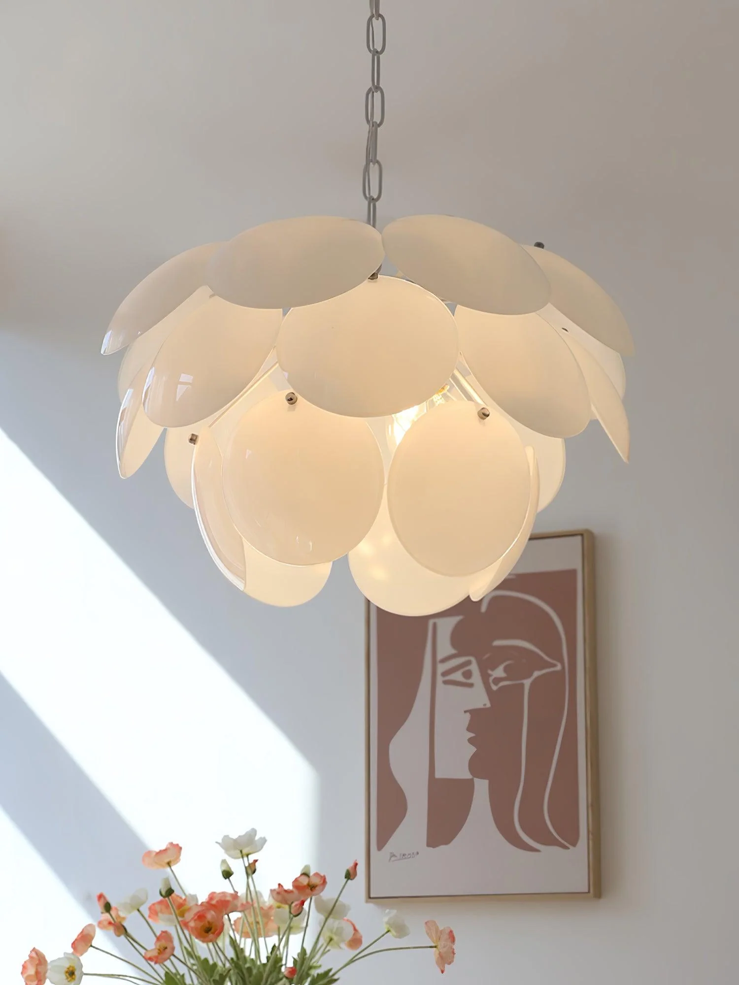 Sophia Minimalist Glass Chandelier - Image 14