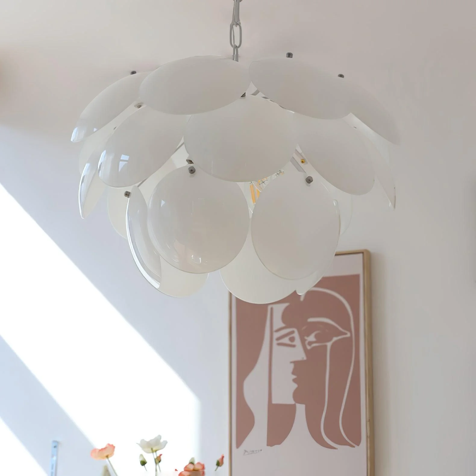 Sophia Minimalist Glass Chandelier - Image 17