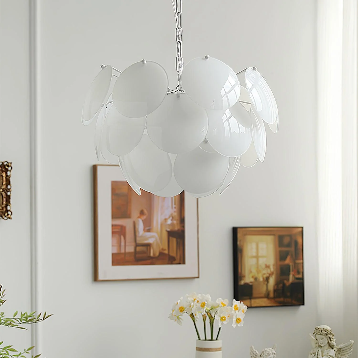 Sophia Minimalist Glass Chandelier - Image 18