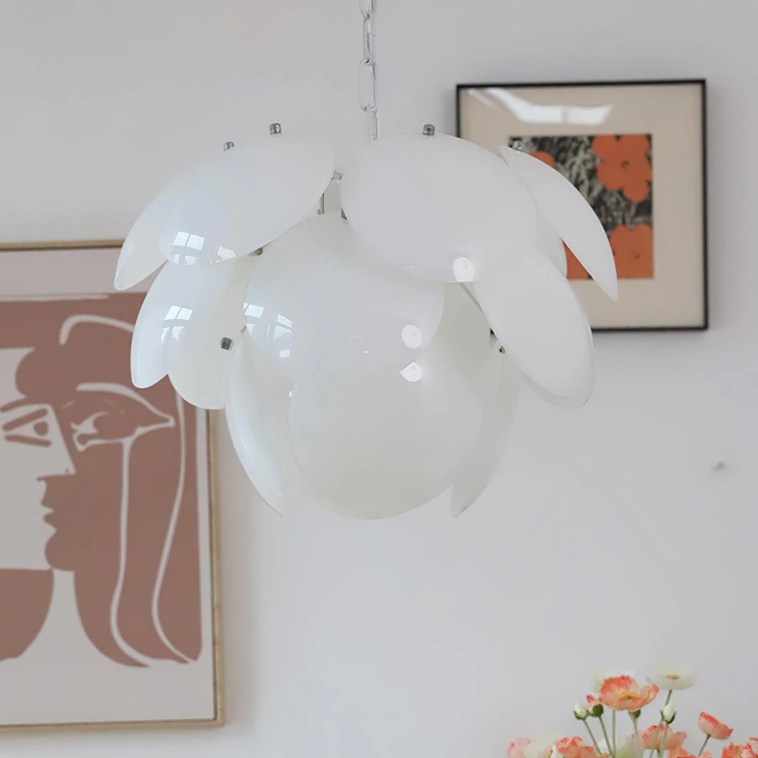 Sophia Minimalist Glass Chandelier - Image 20