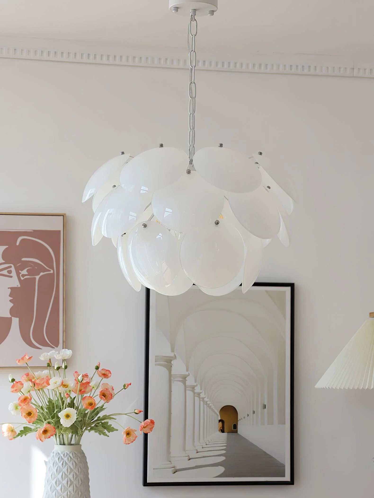 Sophia Minimalist Glass Chandelier - Image 27