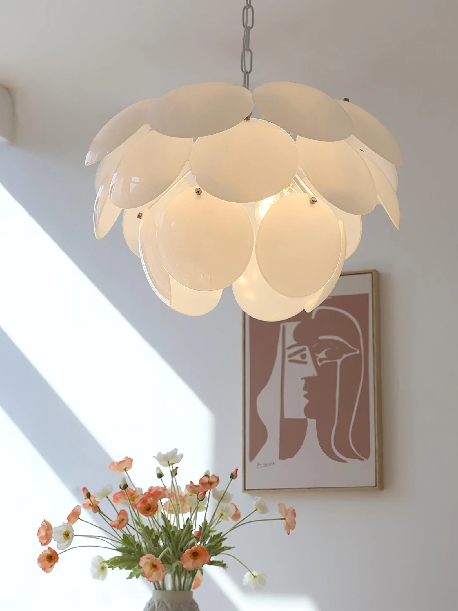 Sophia Minimalist Glass Chandelier - Image 34