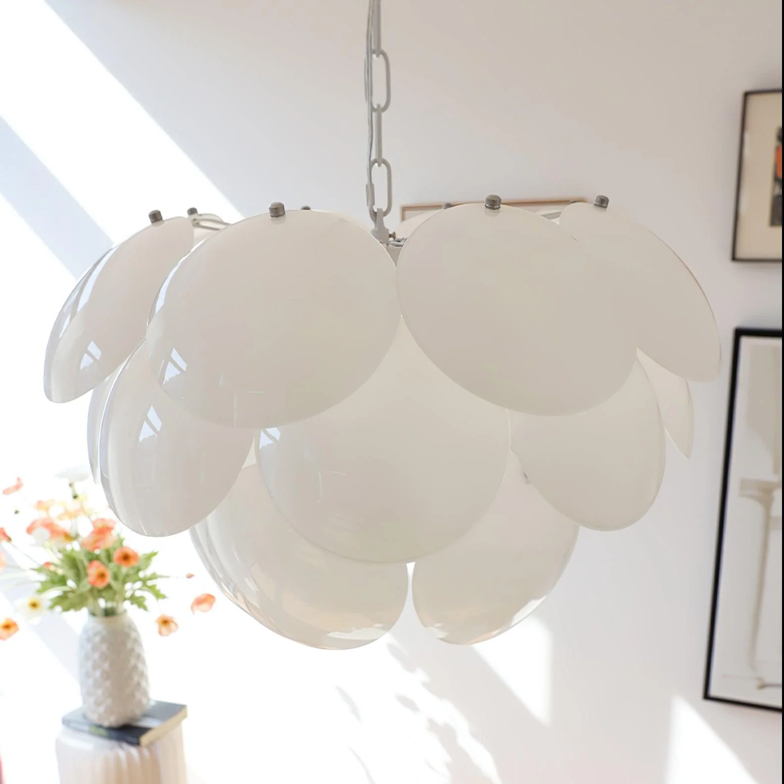 Sophia Minimalist Glass Chandelier - Image 39