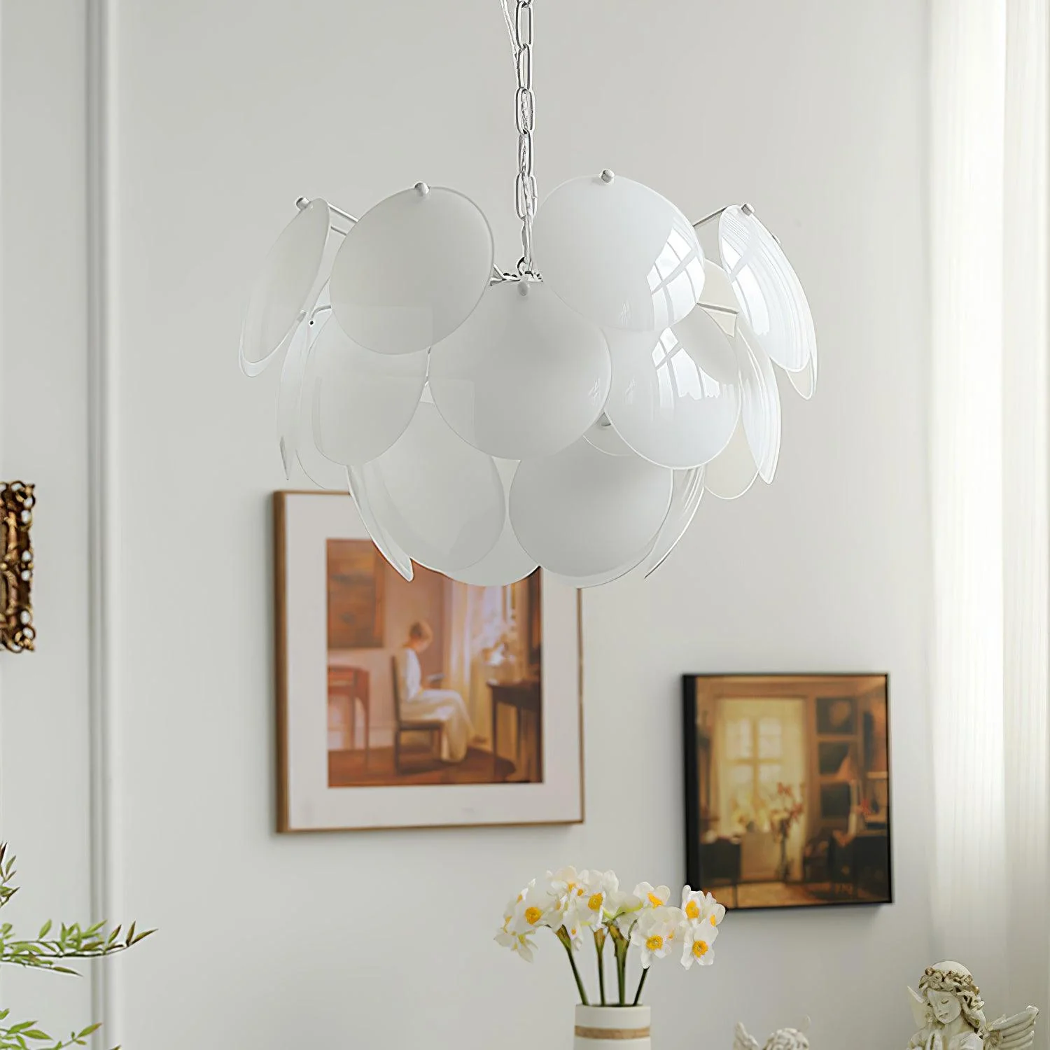 Sophia Minimalist Glass Chandelier - Image 42