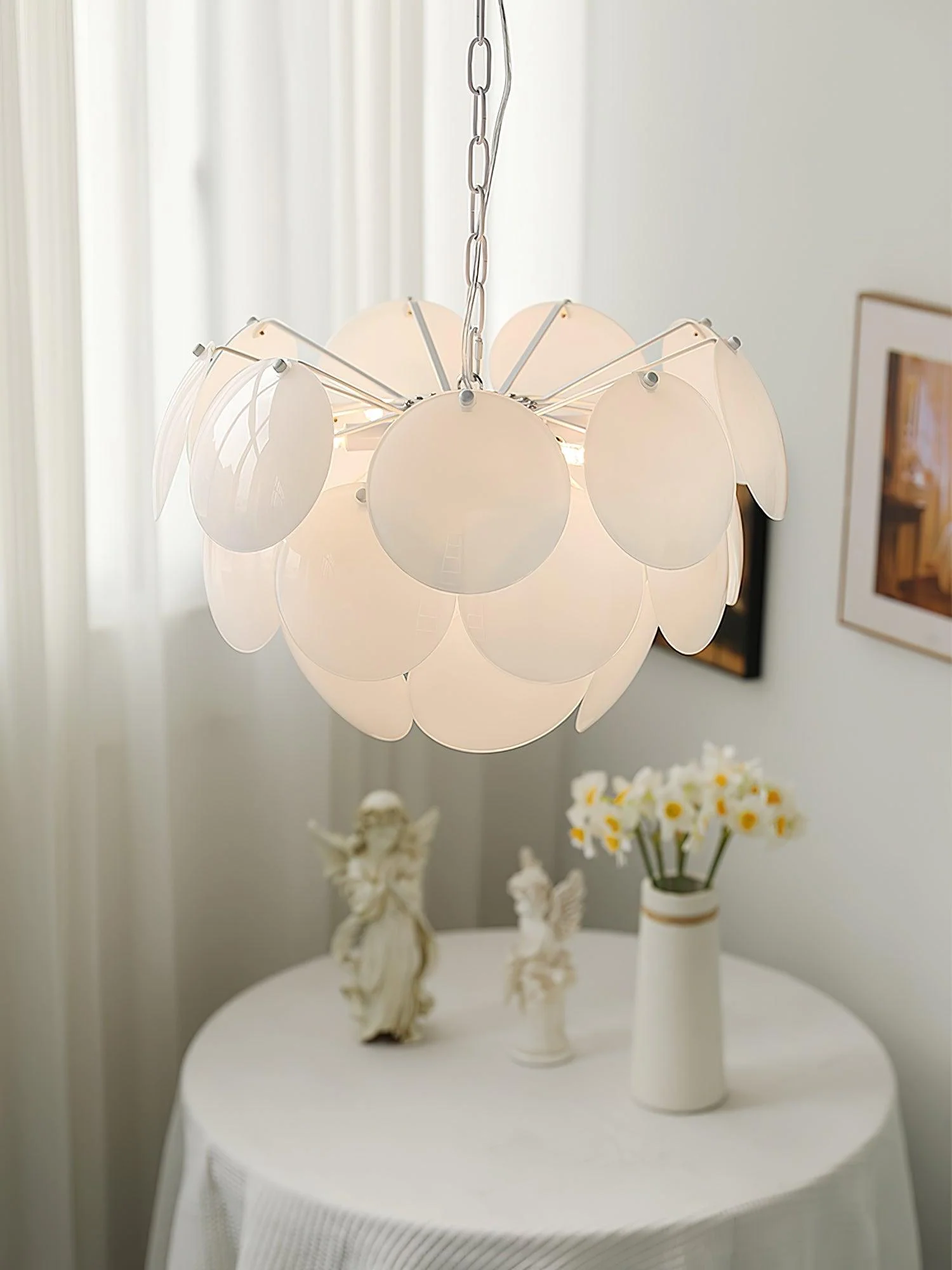 Sophia Minimalist Glass Chandelier - Image 44