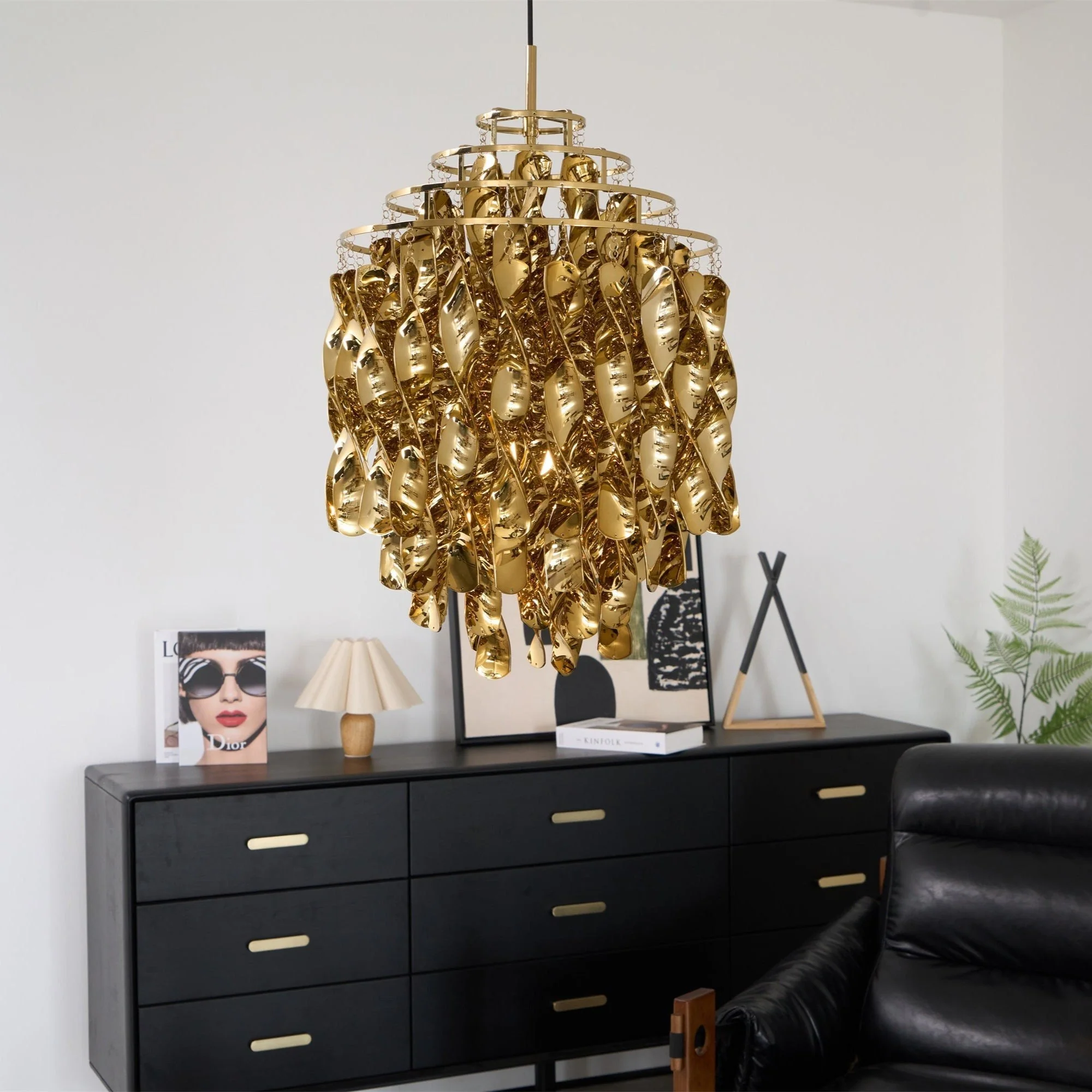 Spiral Contemporary Pendant Light - Image 6