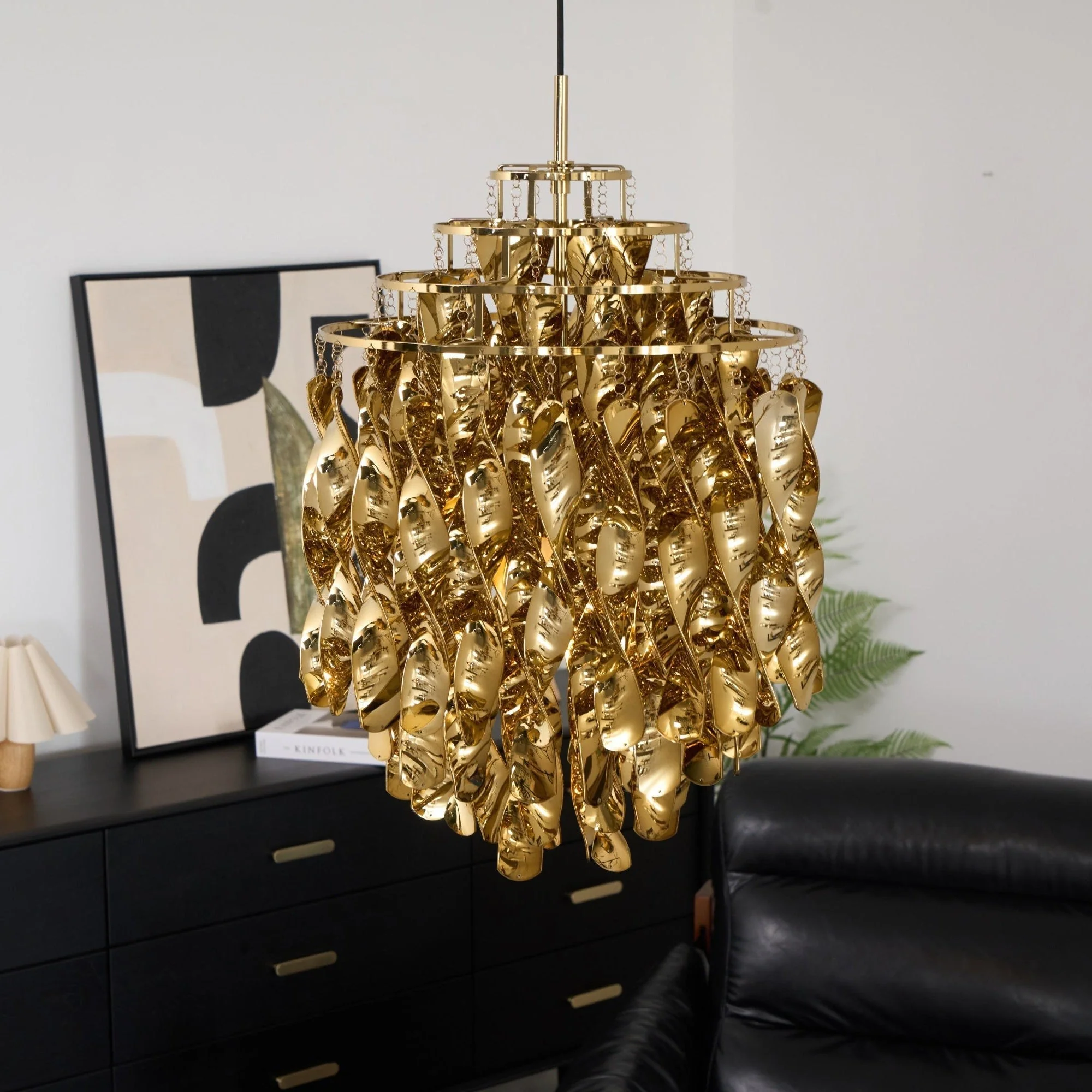 Spiral Contemporary Pendant Light - Image 7