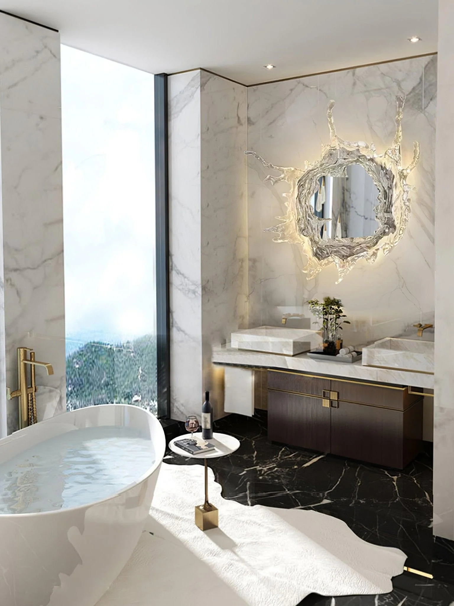 Splash Modern Mirror Wall Lamp - Image 66