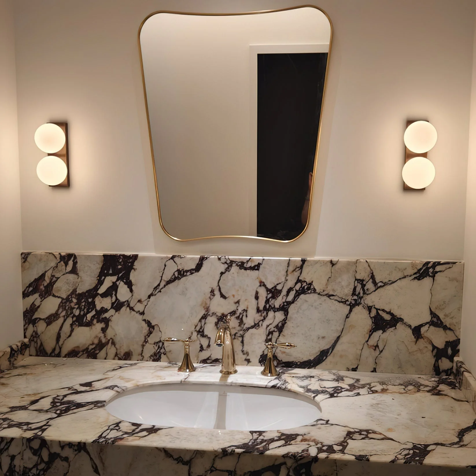 Sprite Contemporary Glass Wall Light - Image 2