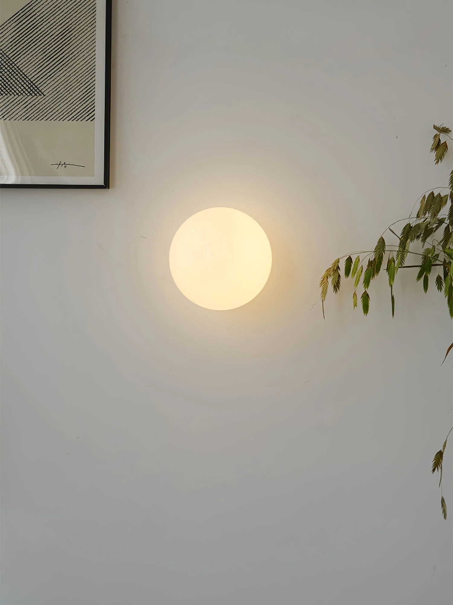 Stella Modern Minimalist Mini Orb Glass Wall Lamp - Image 15
