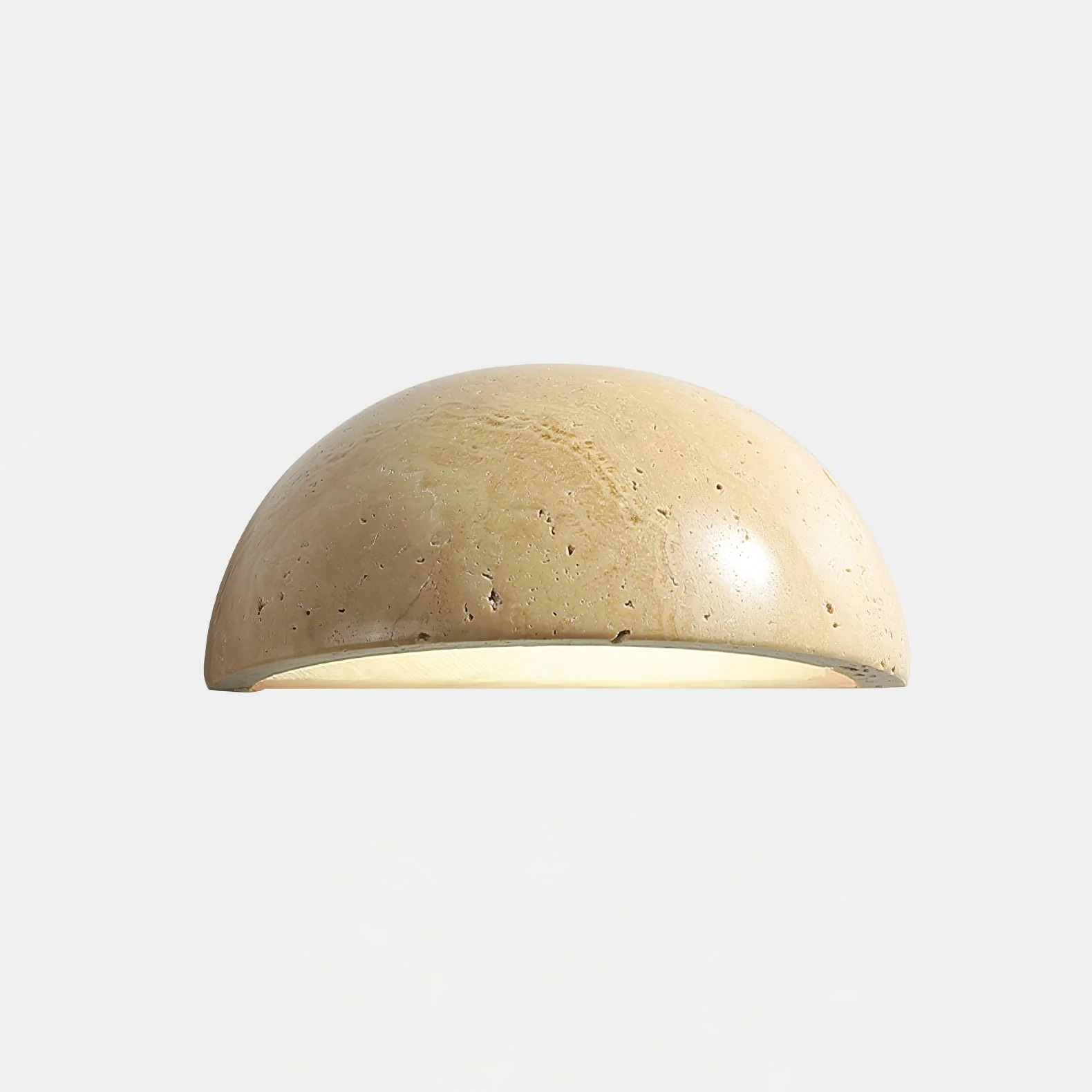 Stone Dusk Scandinavian Travertine Wall Light - Image 11