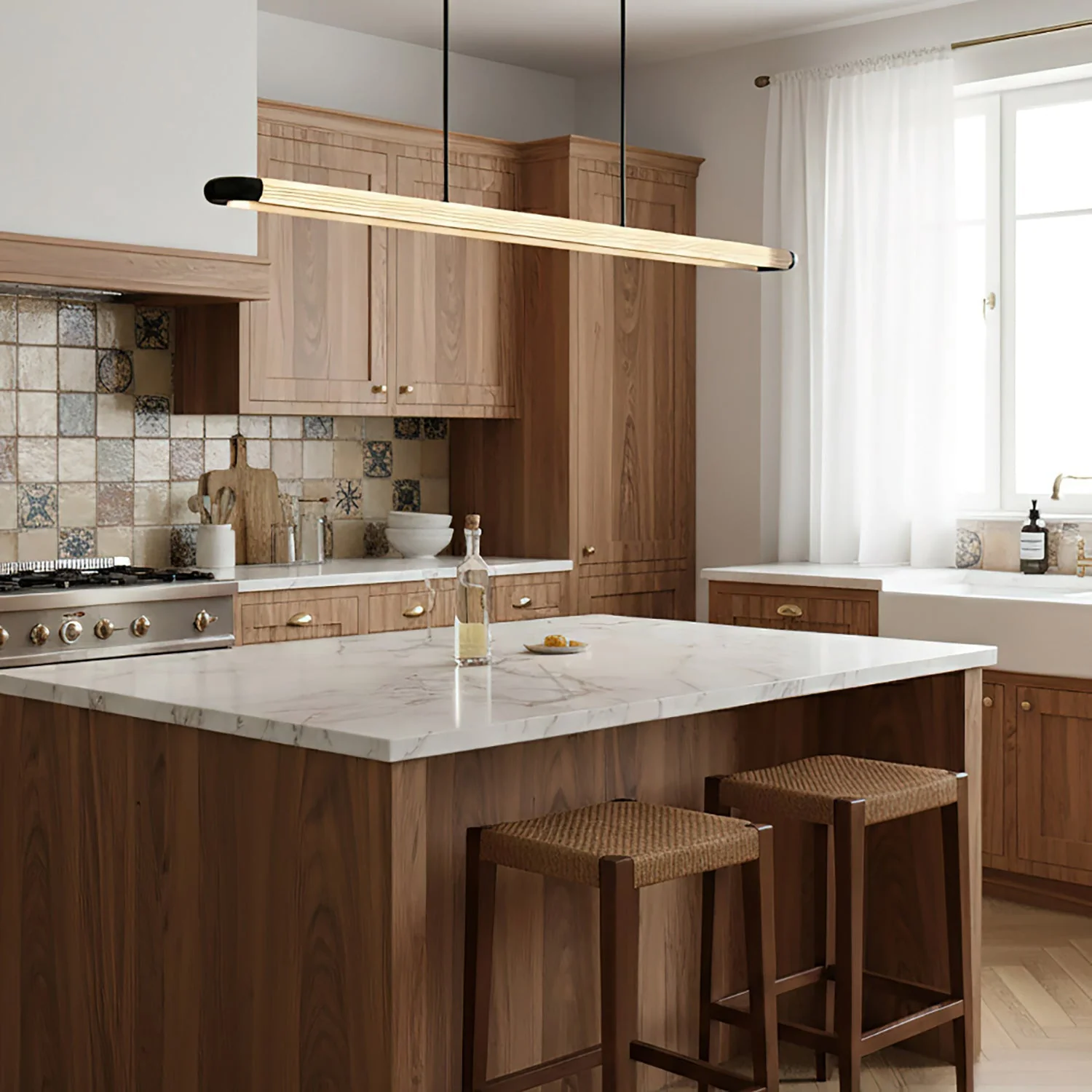 Strata Modern Glass Pendant Light - Image 9
