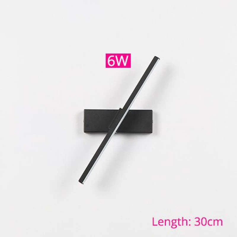 Struve Rotatable Wall Lamp for Bedroom, Black/White - Image 10