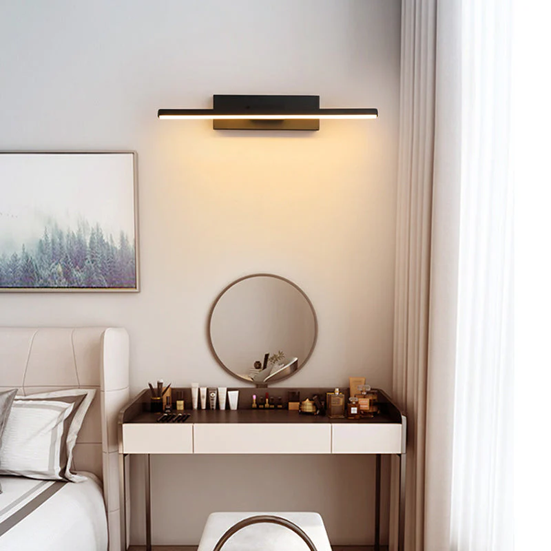 Struve Rotatable Wall Lamp for Bedroom, Black/White - Image 5