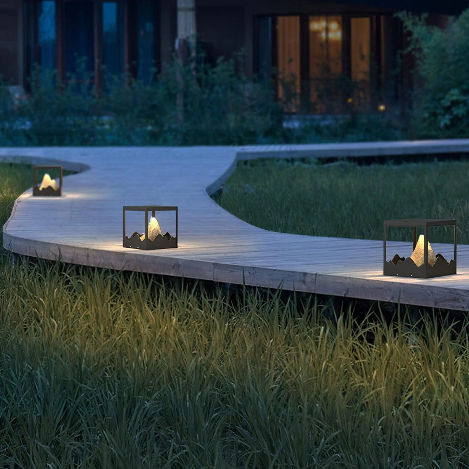 Summit Rustic Resin Outdoor Light - Image 15