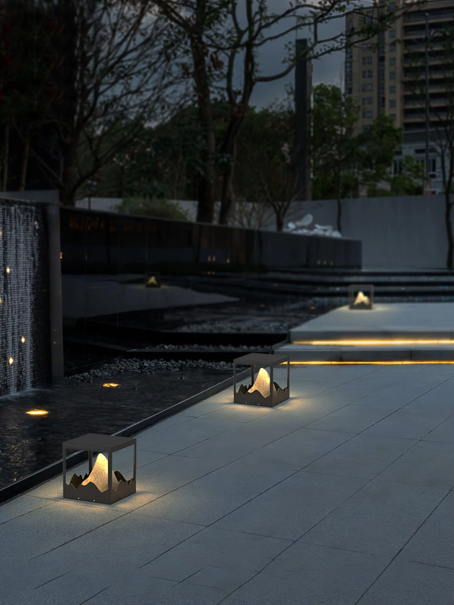 Summit Rustic Resin Outdoor Light - Image 17