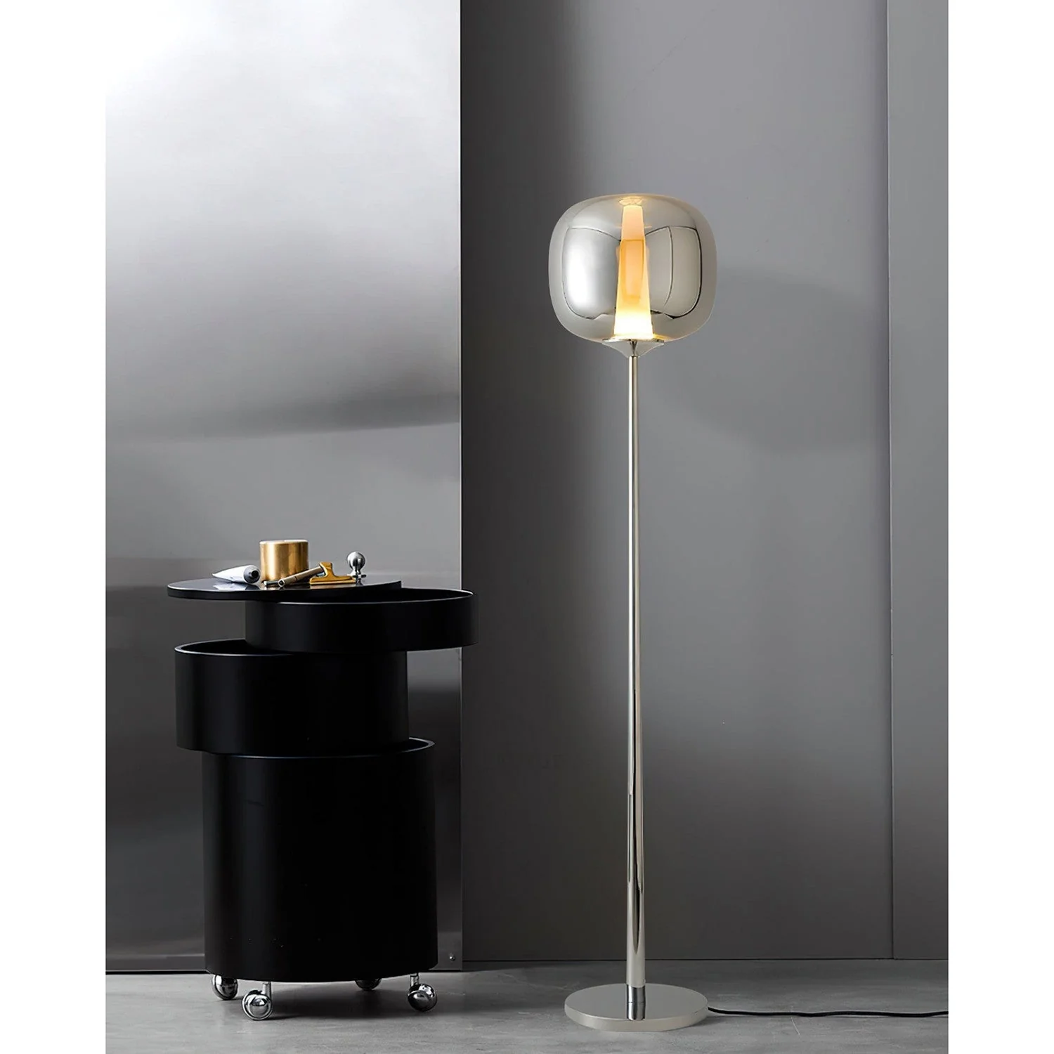 Sunset Modern Glass Floor Lamp - Image 6