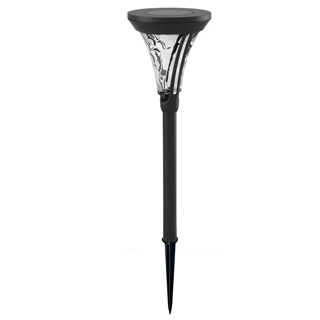 Swift Solar LED Post Romantic Glass Outdoor Pathway Light - Image 7