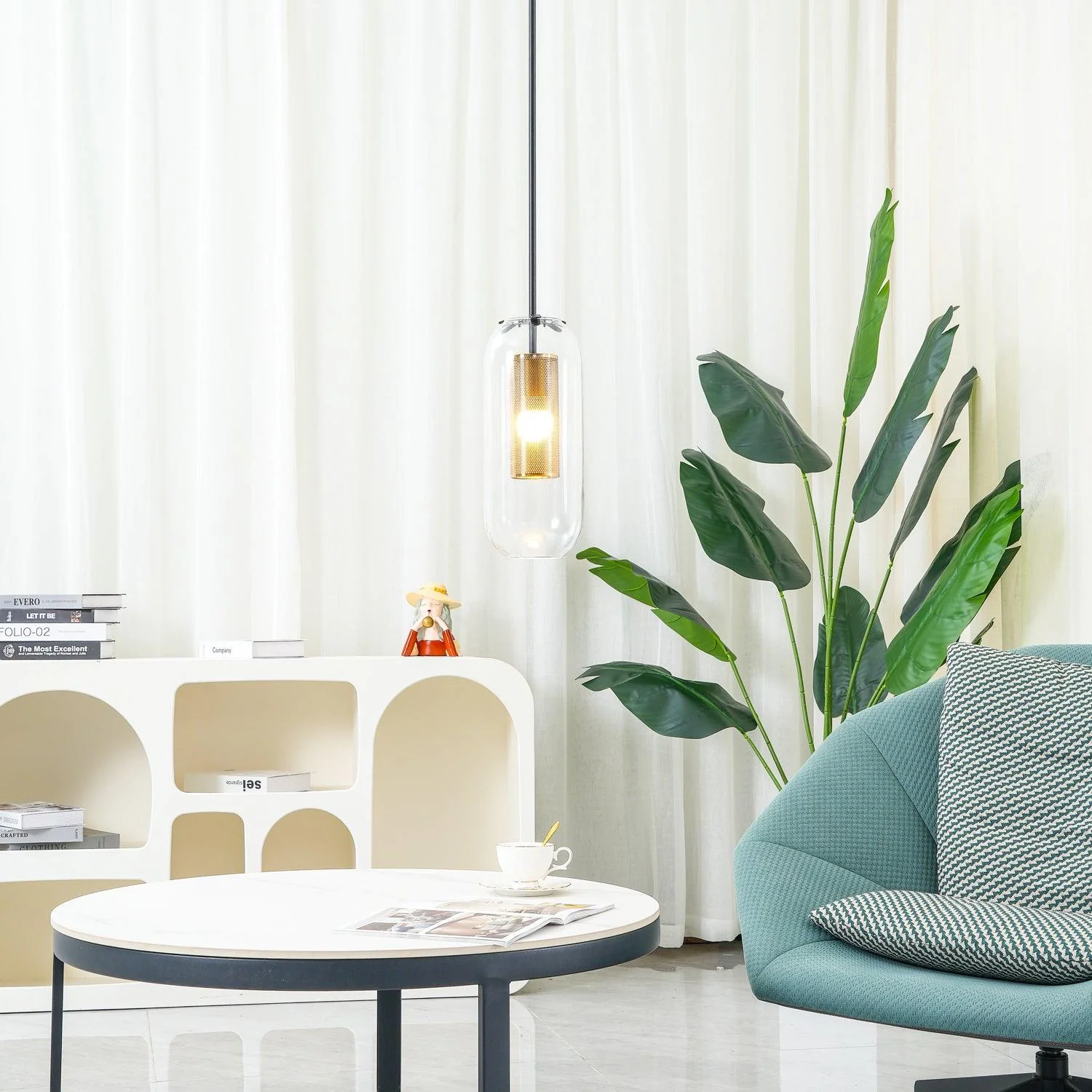 Sypharil Minimalist Glass Pendant Light - Image 29