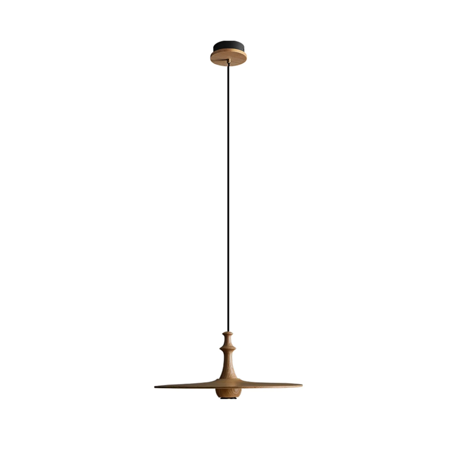 Syrinyra Sculptural Wood Disc Pendant Light - Image 26