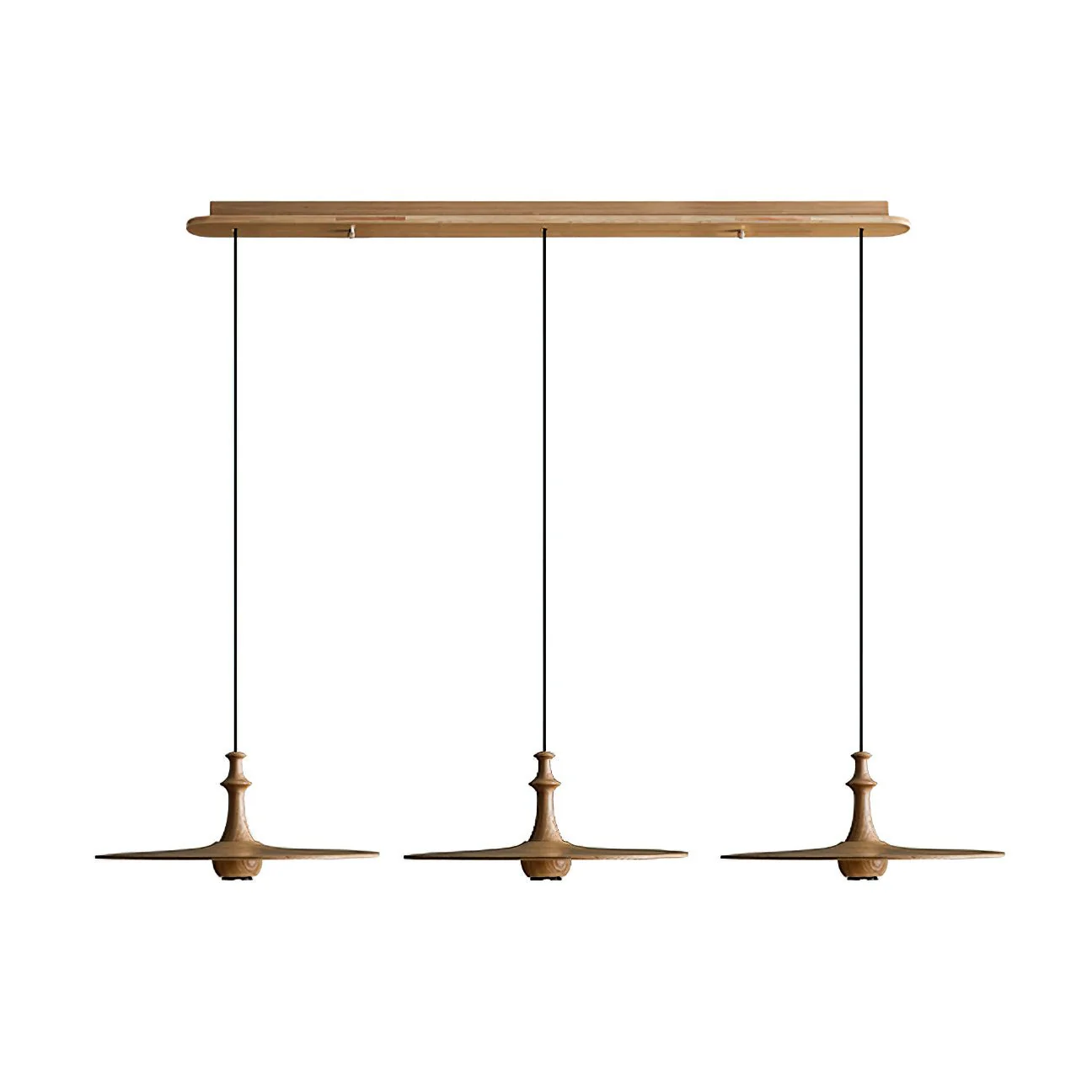 Syrinyra Sculptural Wood Disc Pendant Light - Image 27