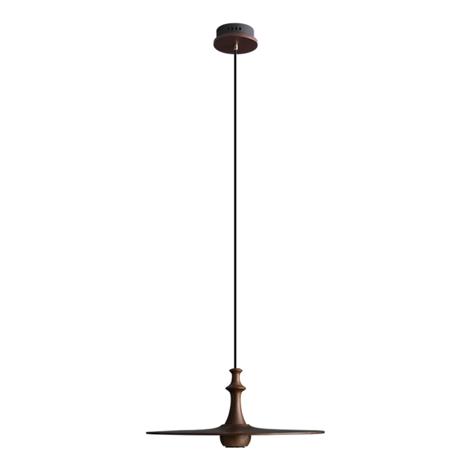 Syrinyra Sculptural Wood Disc Pendant Light - Image 31