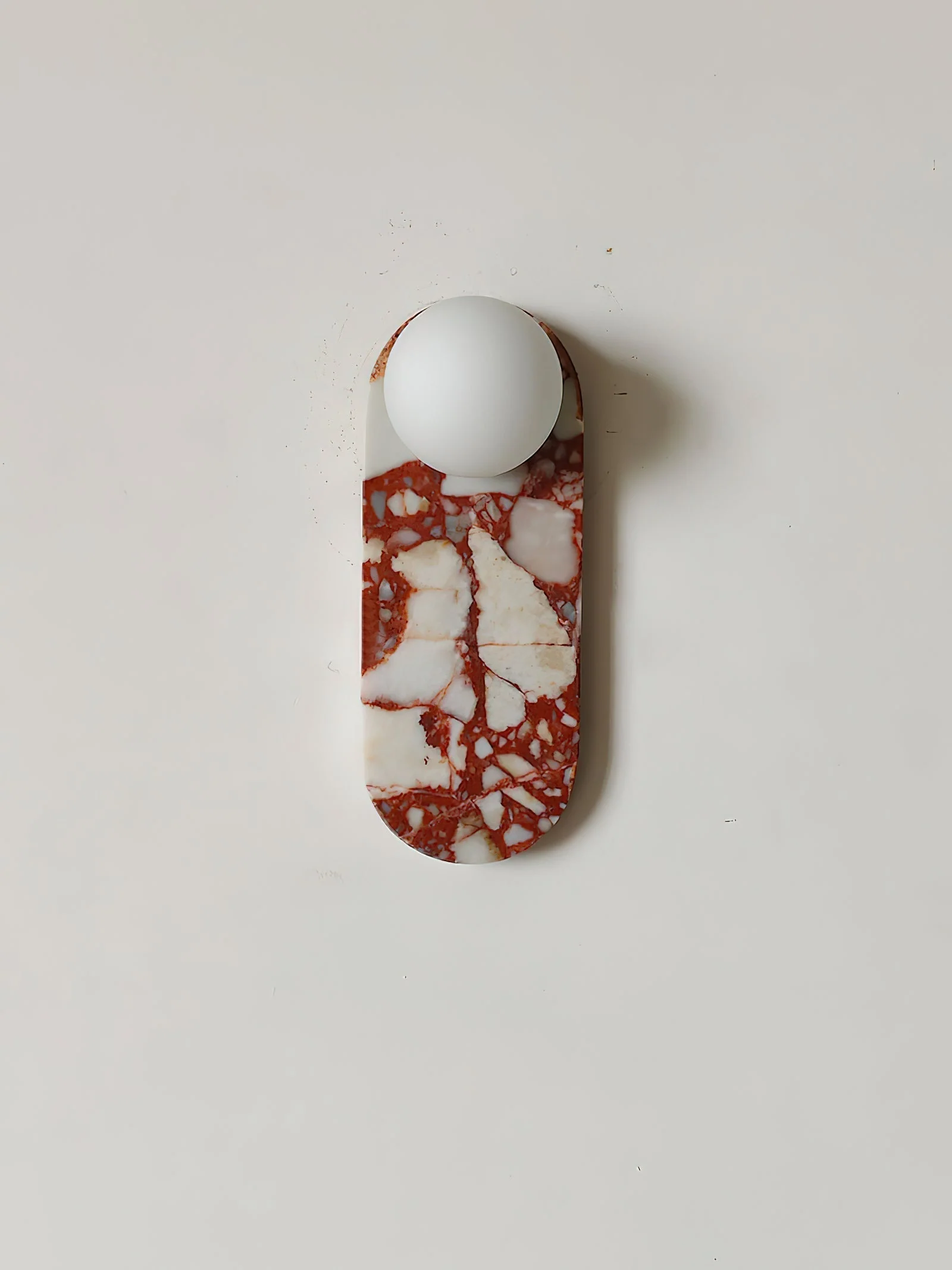 Sysolion Modern Minimalist Glass Marble Wall Lamp - Image 8