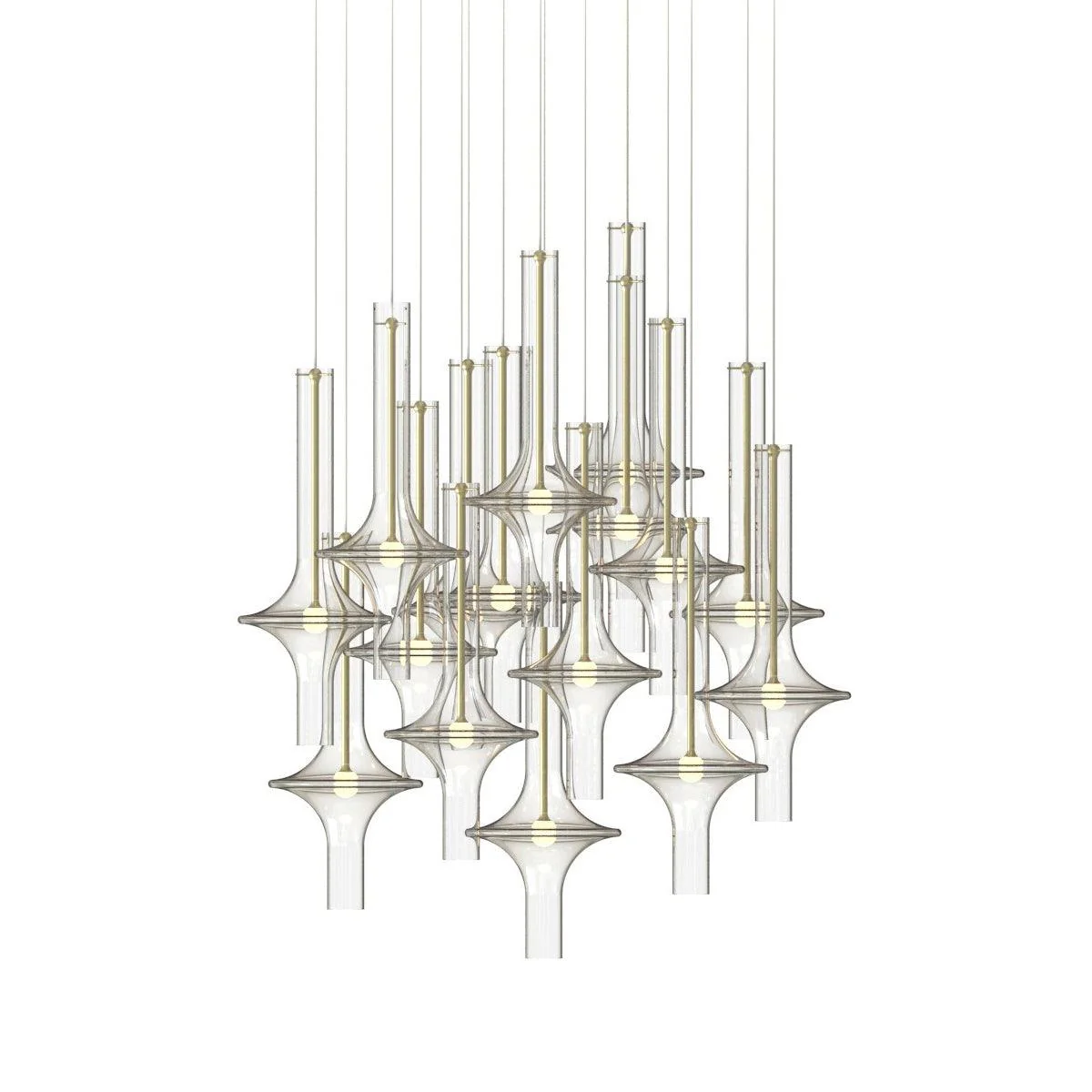 Talera Glass Industrial Glam Pendant Light - Image 13