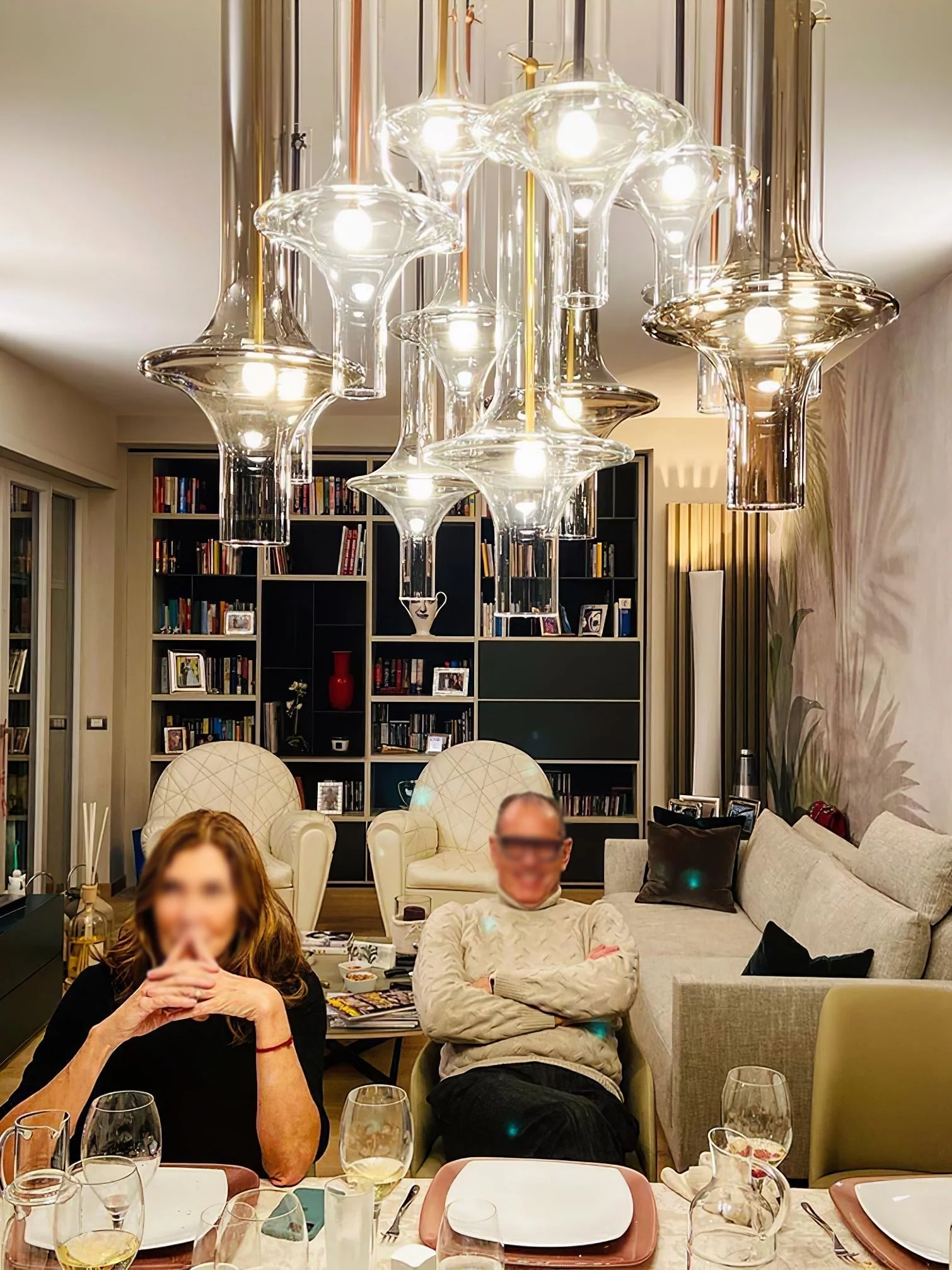 Talera Glass Industrial Glam Pendant Light - Image 31