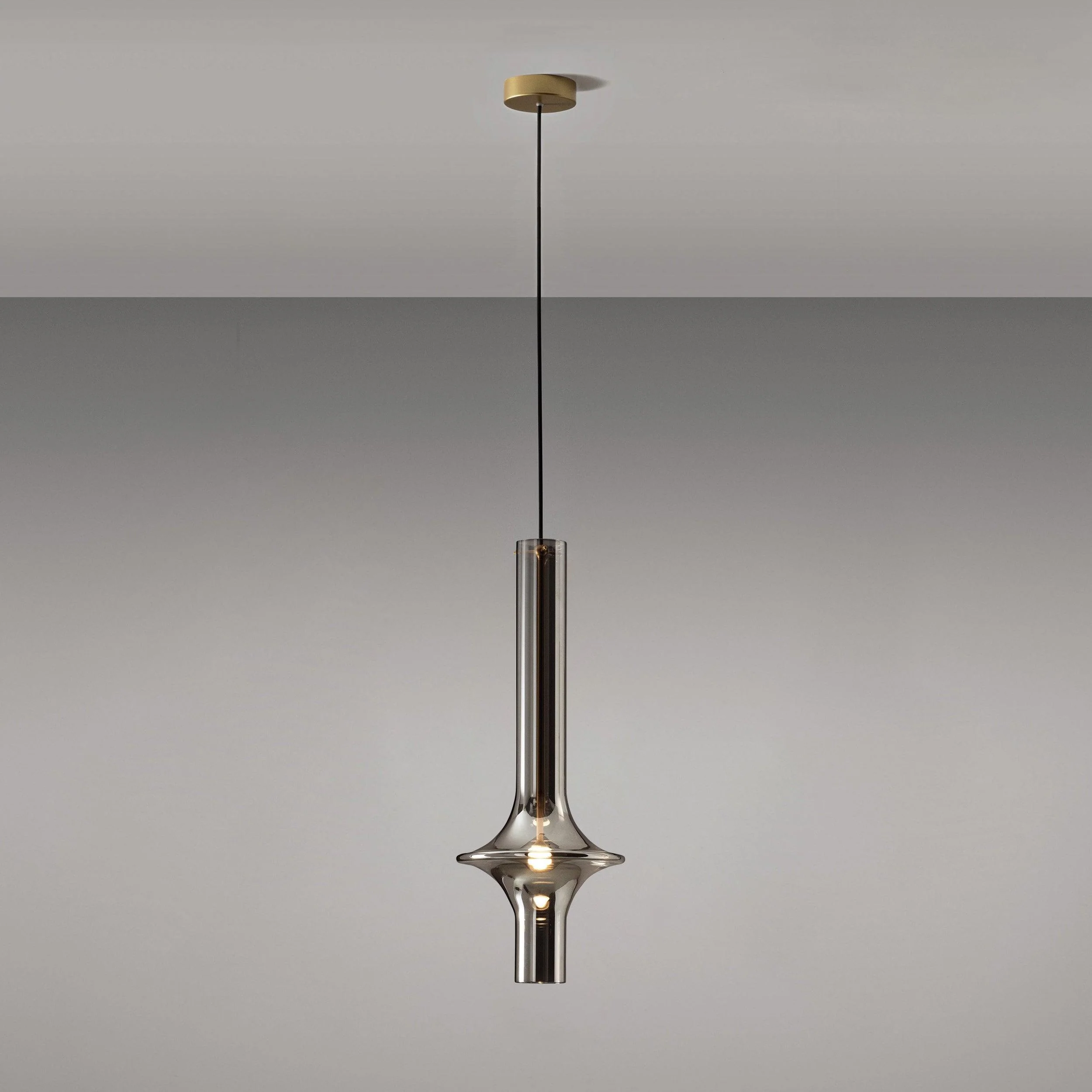 Talera Glass Industrial Glam Pendant Light - Image 37
