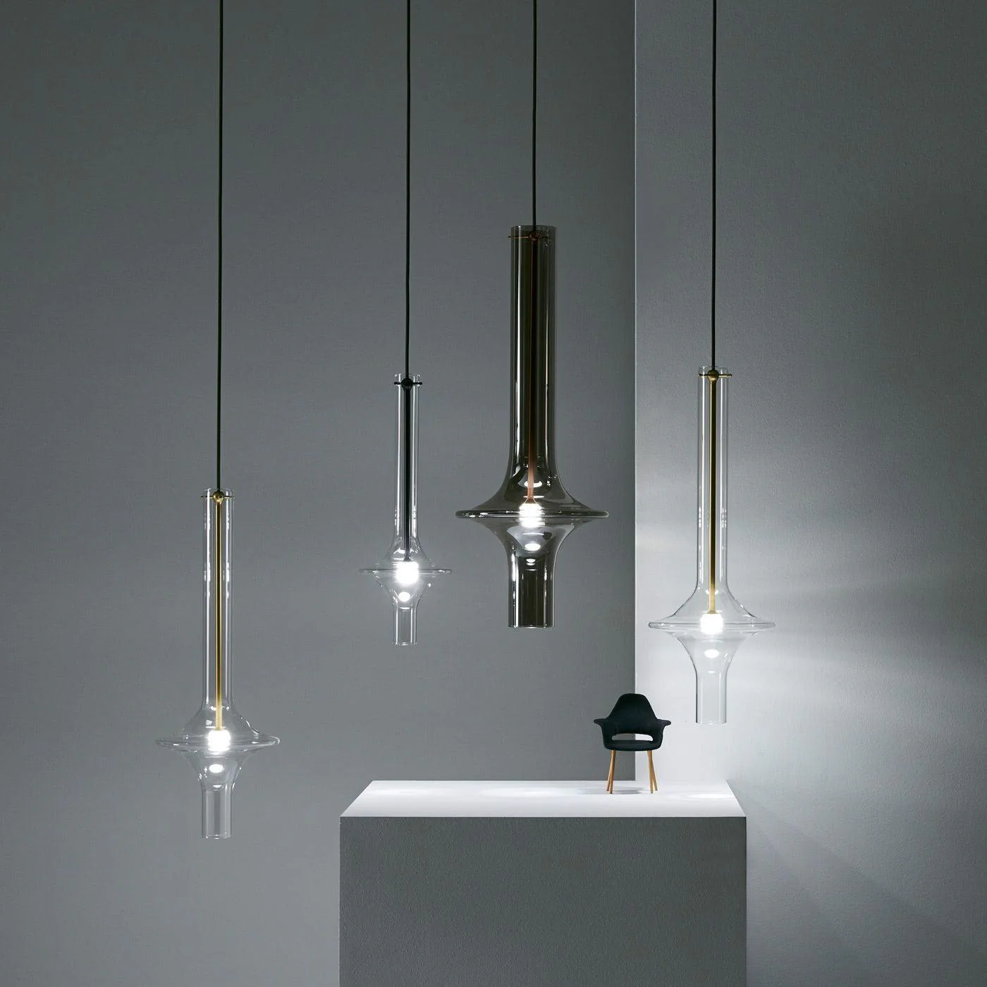Talera Glass Industrial Glam Pendant Light - Image 40