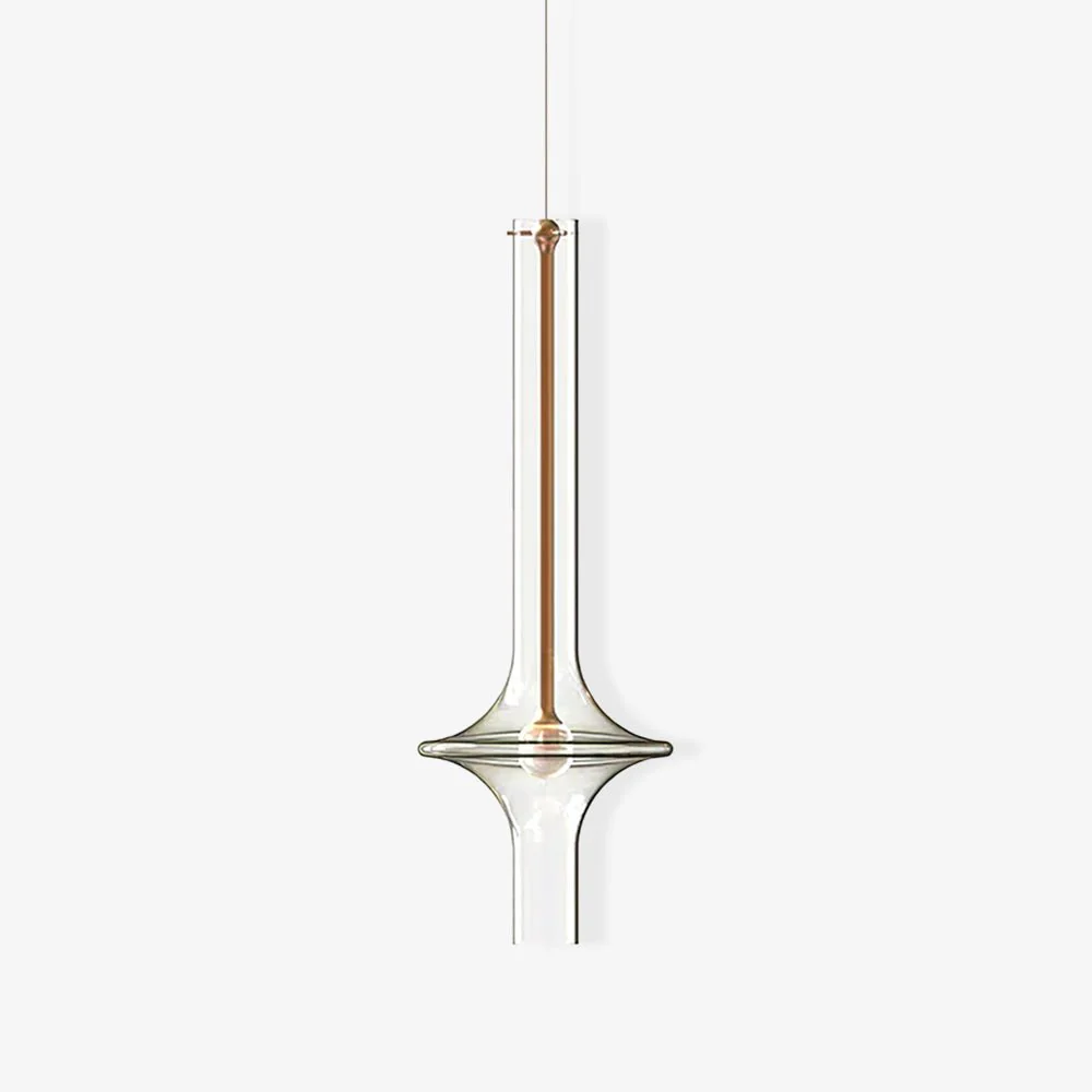 Talera Glass Industrial Glam Pendant Light - Image 45