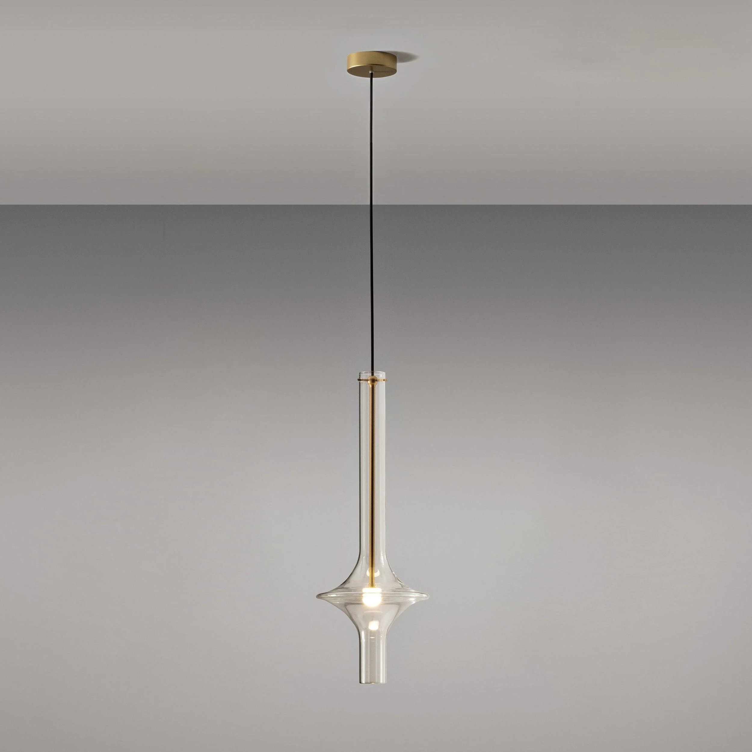 Talera Glass Industrial Glam Pendant Light - Image 47