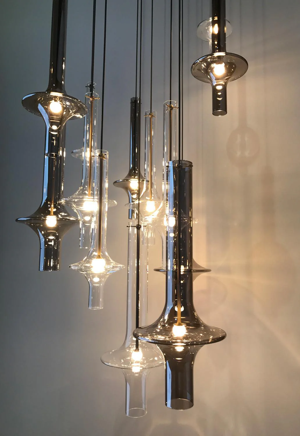 Talera Glass Industrial Glam Pendant Light - Image 51