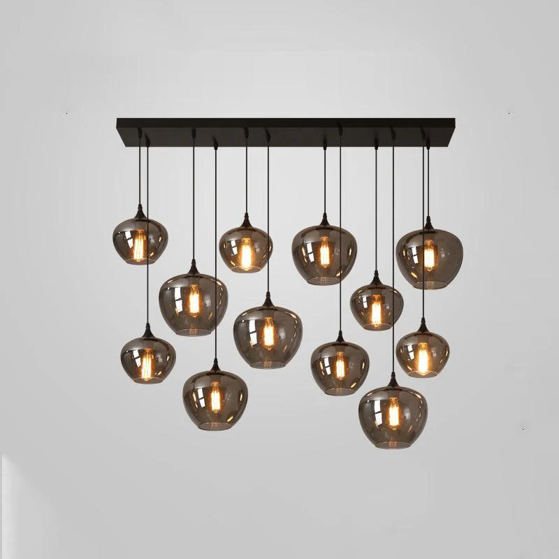 Talis Glass Industrial Chic Pendant Light - Image 2