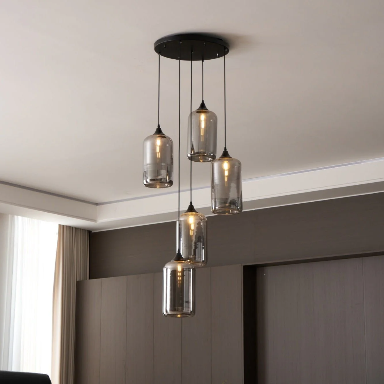 Talis Glass Industrial Chic Pendant Light - Image 28