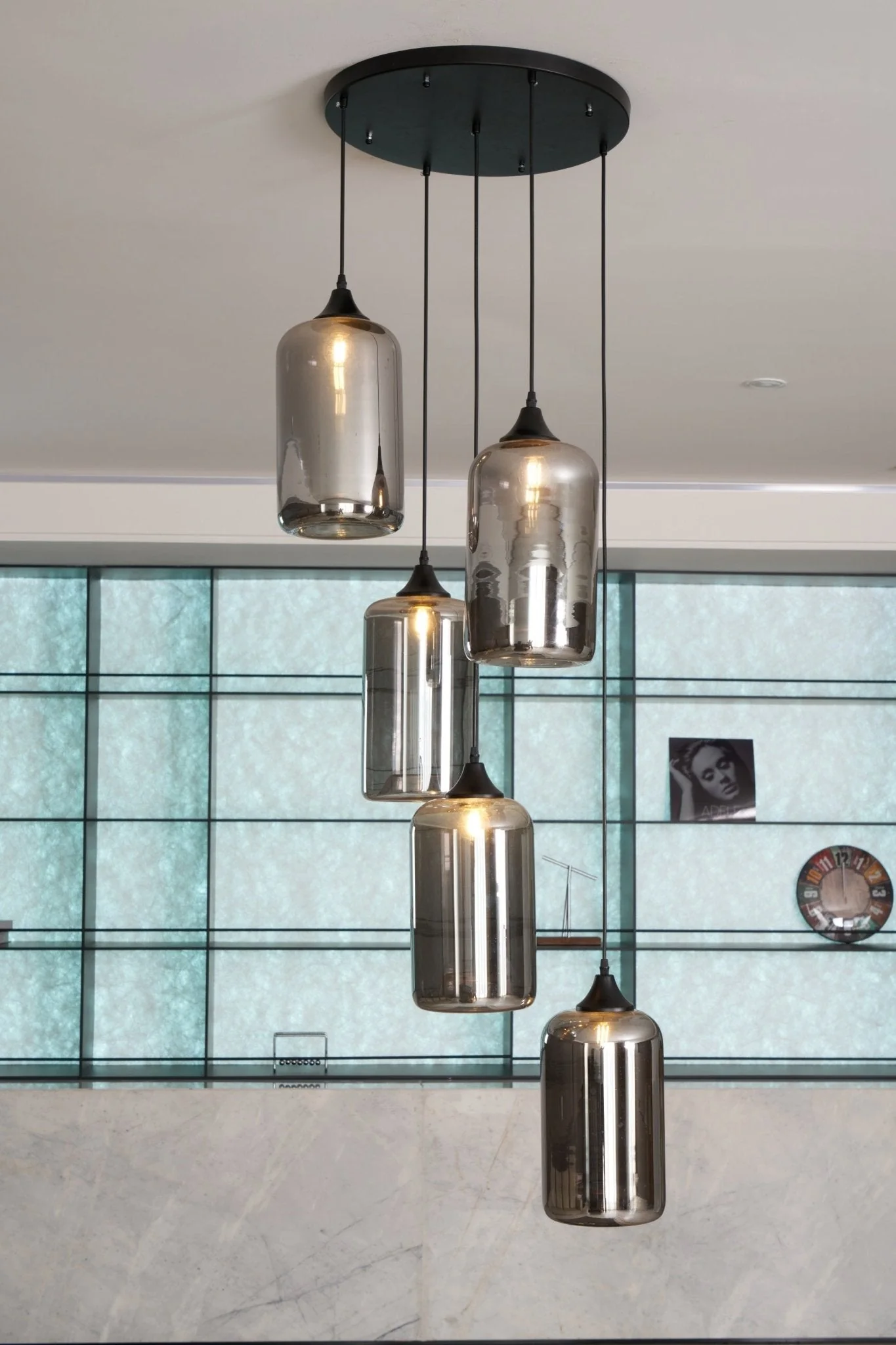 Talis Glass Industrial Chic Pendant Light - Image 39