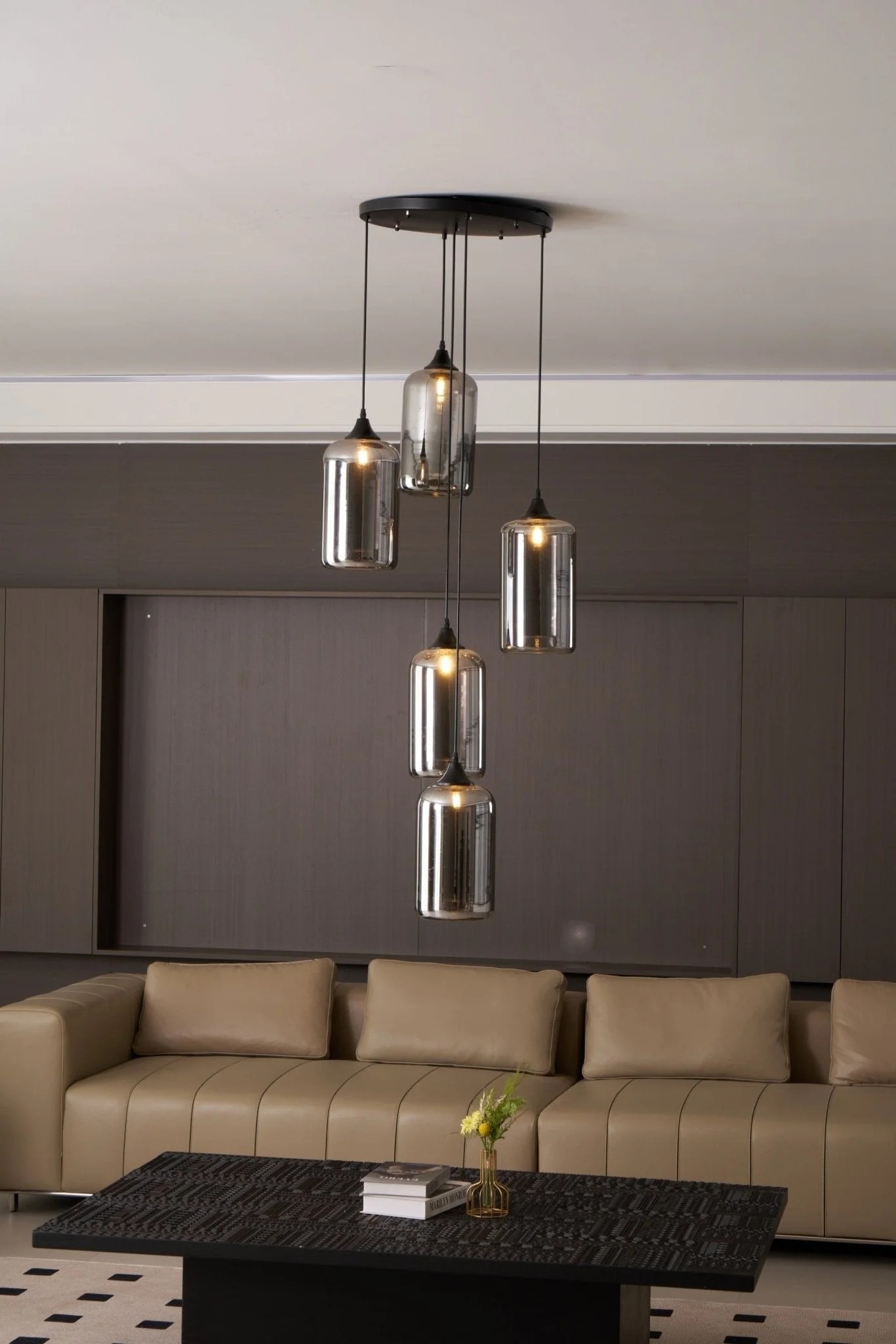 Talis Glass Industrial Chic Pendant Light - Image 43
