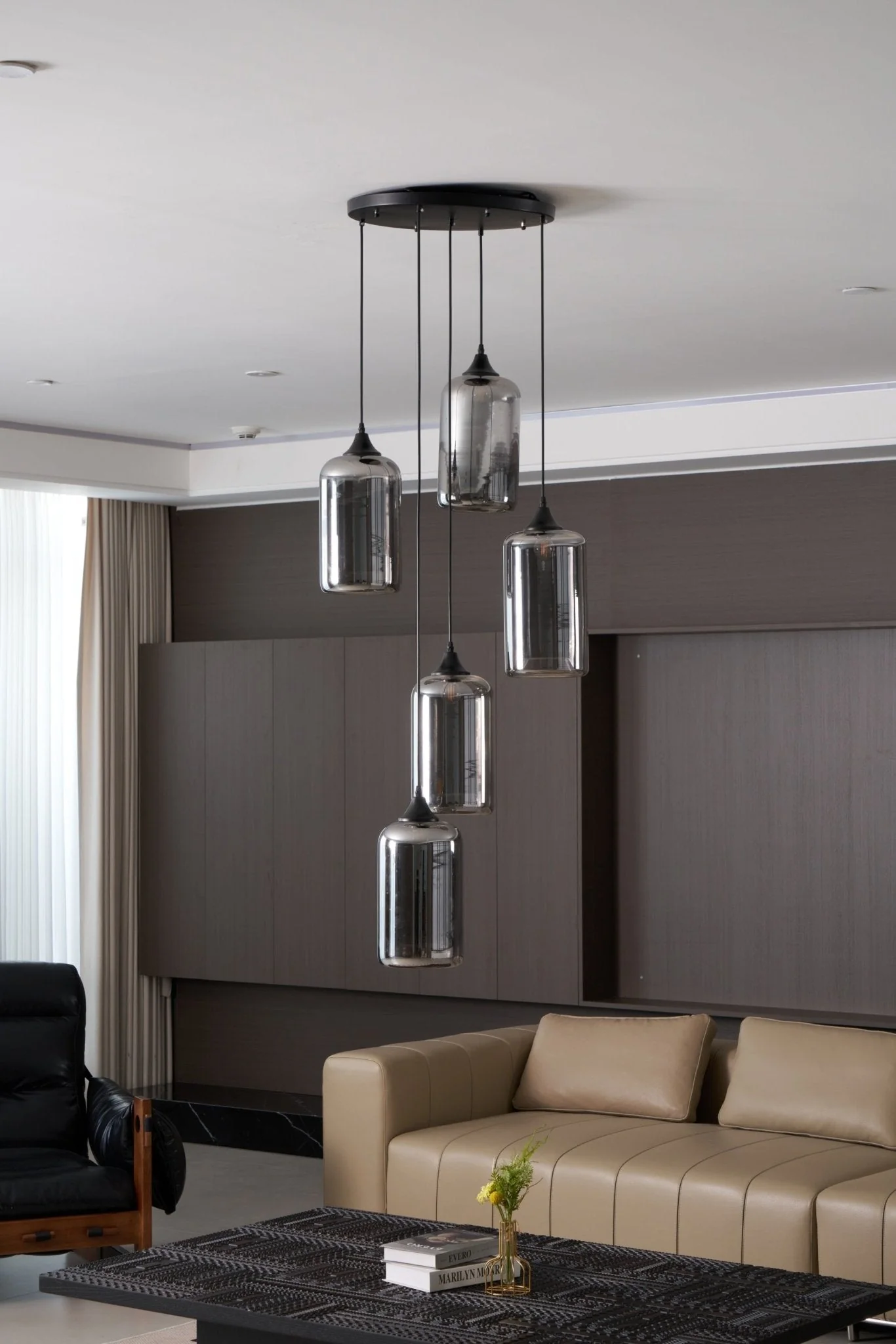 Talis Glass Industrial Chic Pendant Light - Image 48