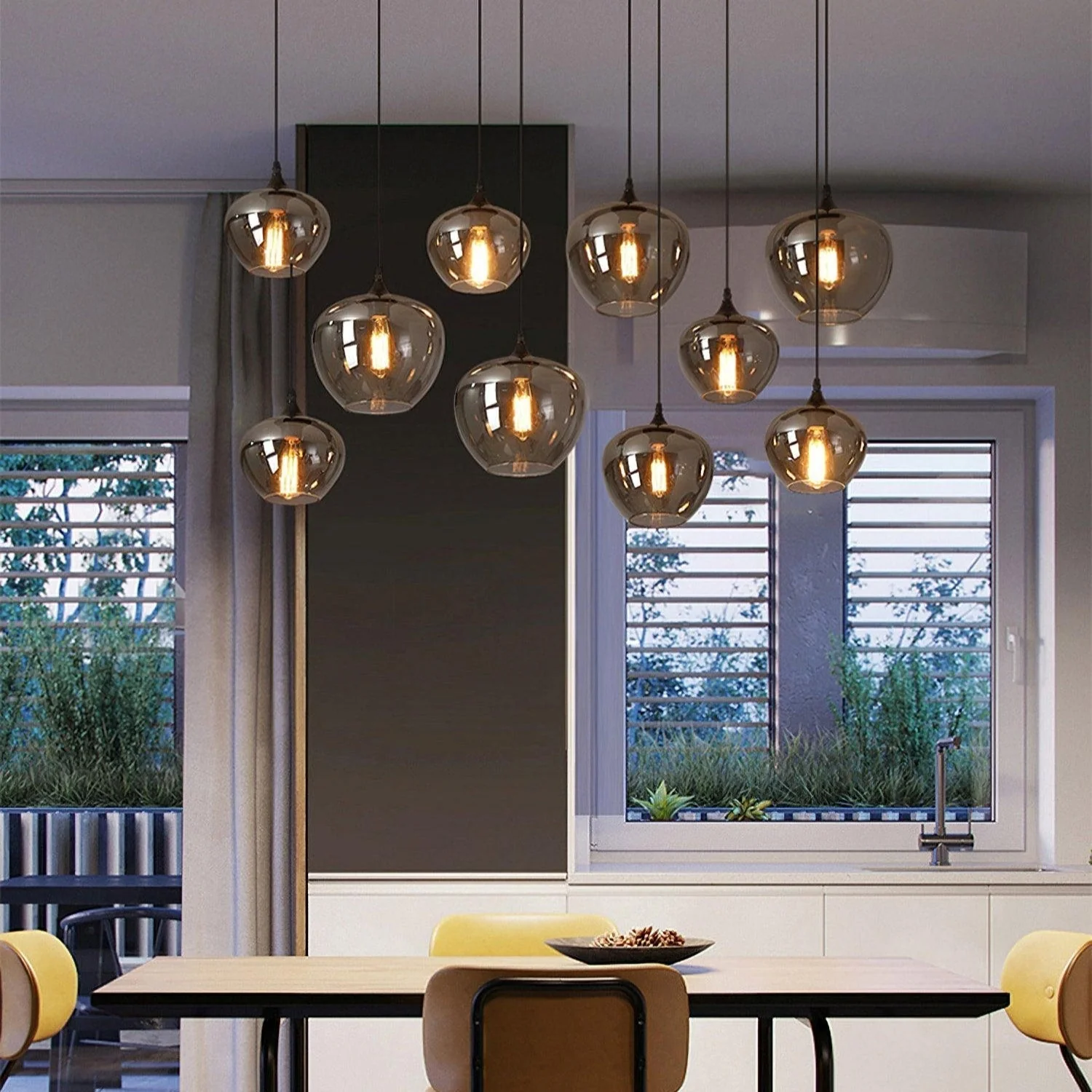 Talis Glass Industrial Chic Pendant Light - Image 52