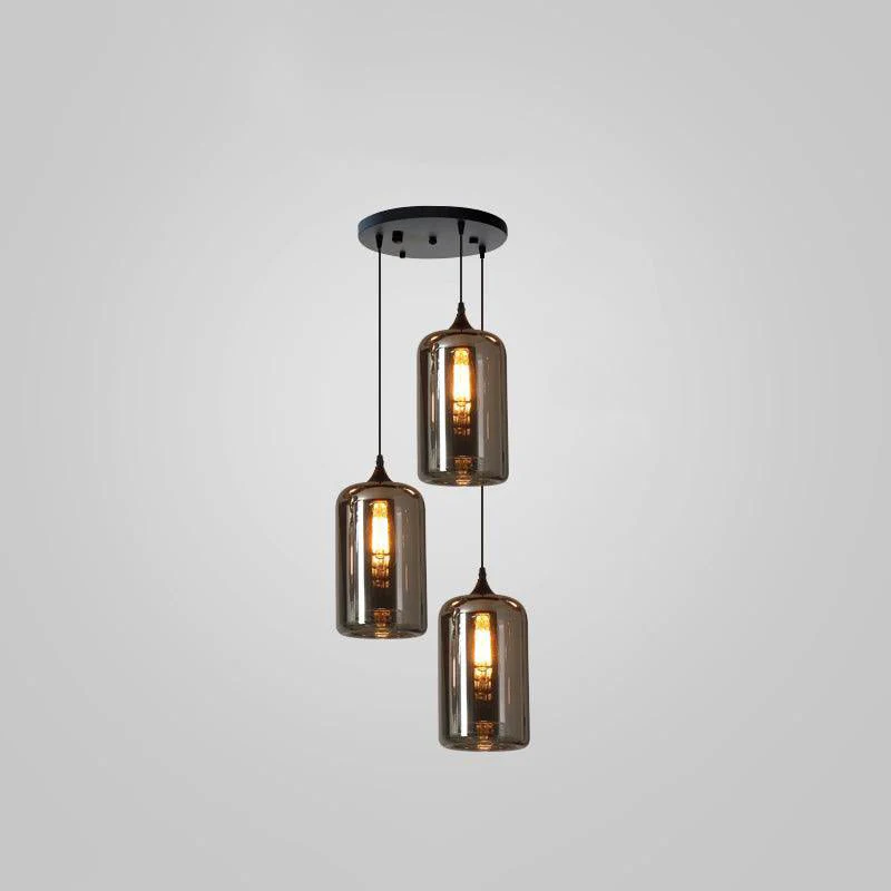 Talis Glass Industrial Chic Pendant Light - Image 57
