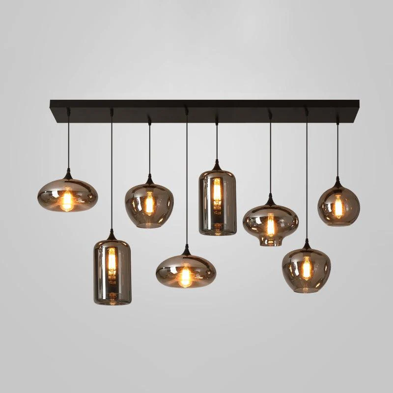 Talis Glass Industrial Chic Pendant Light - Image 6