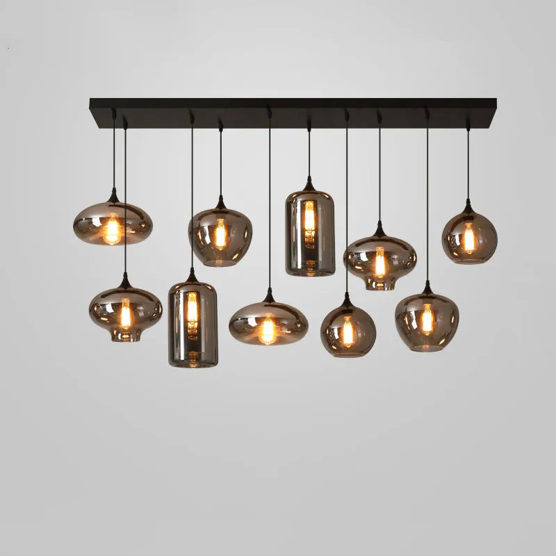Talis Glass Industrial Chic Pendant Light - Image 73