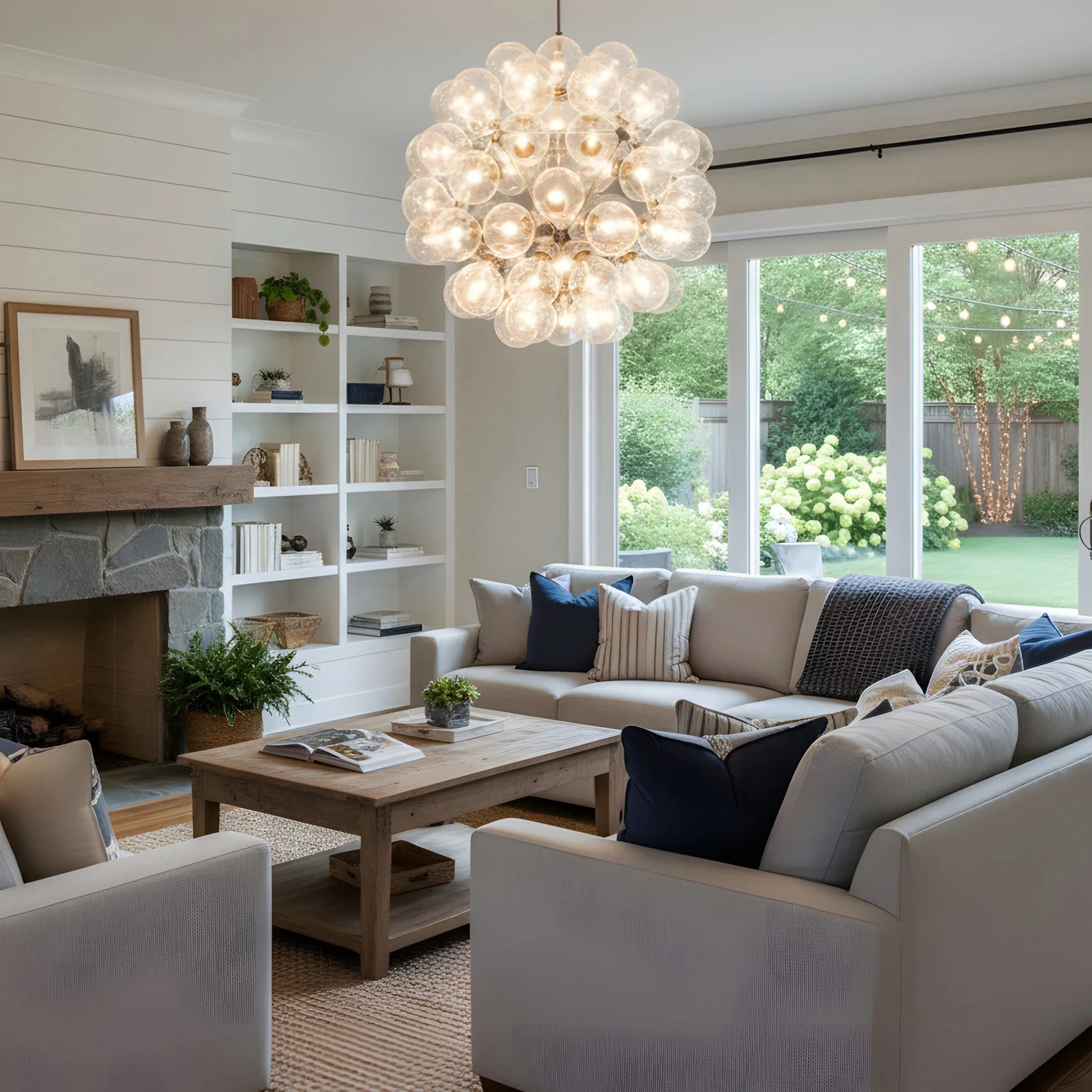 Taraxacum Modern Glass Chandelier - Image 13