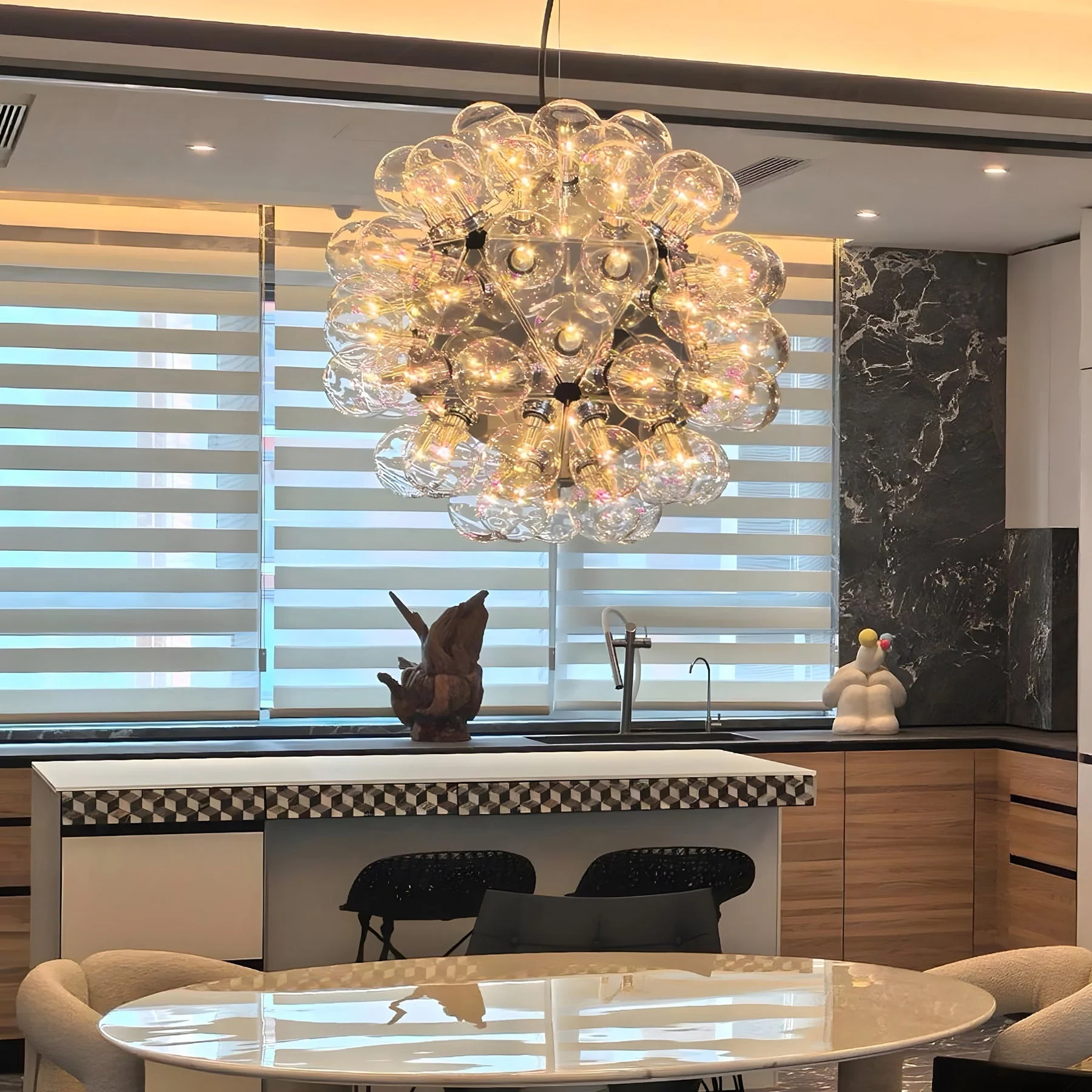 Taraxacum Modern Glass Chandelier - Image 16