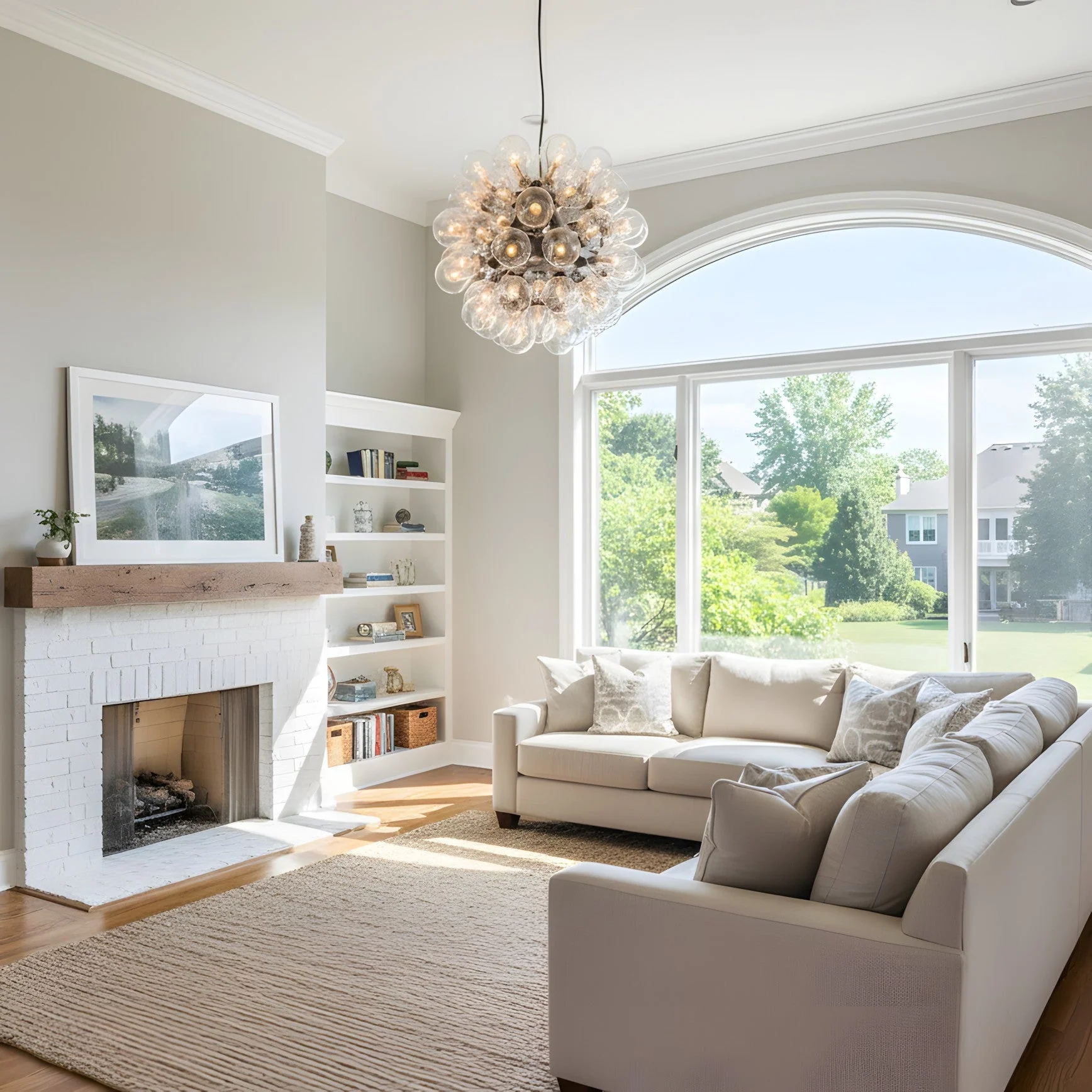 Taraxacum Modern Glass Chandelier - Image 7