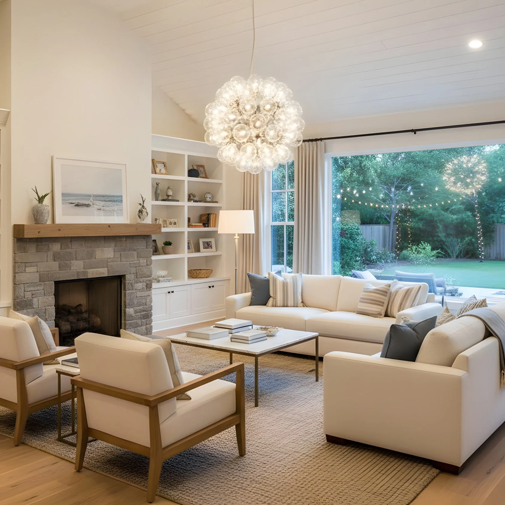 Taraxacum Modern Glass Chandelier - Image 9