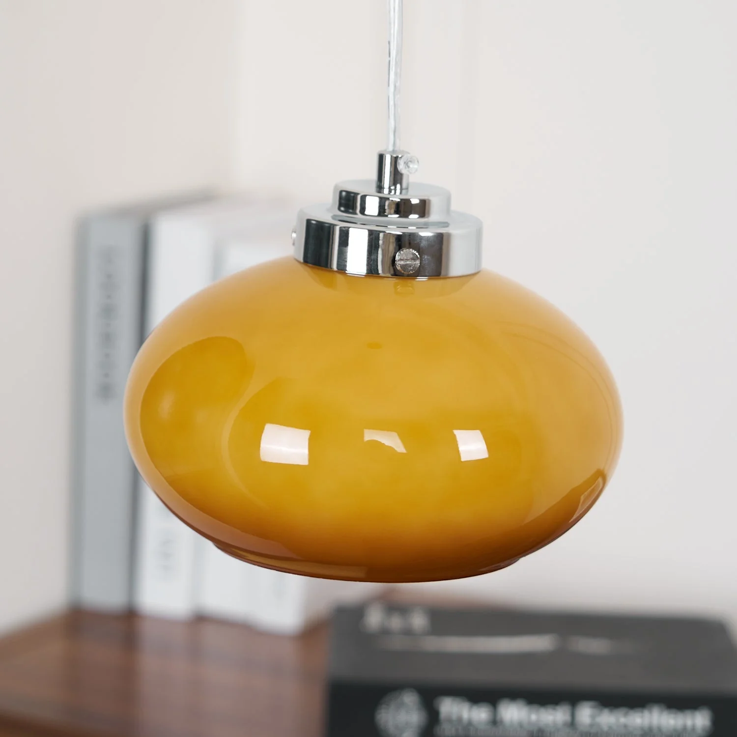 Tavira Glass Retro Pendant Light - Image 13