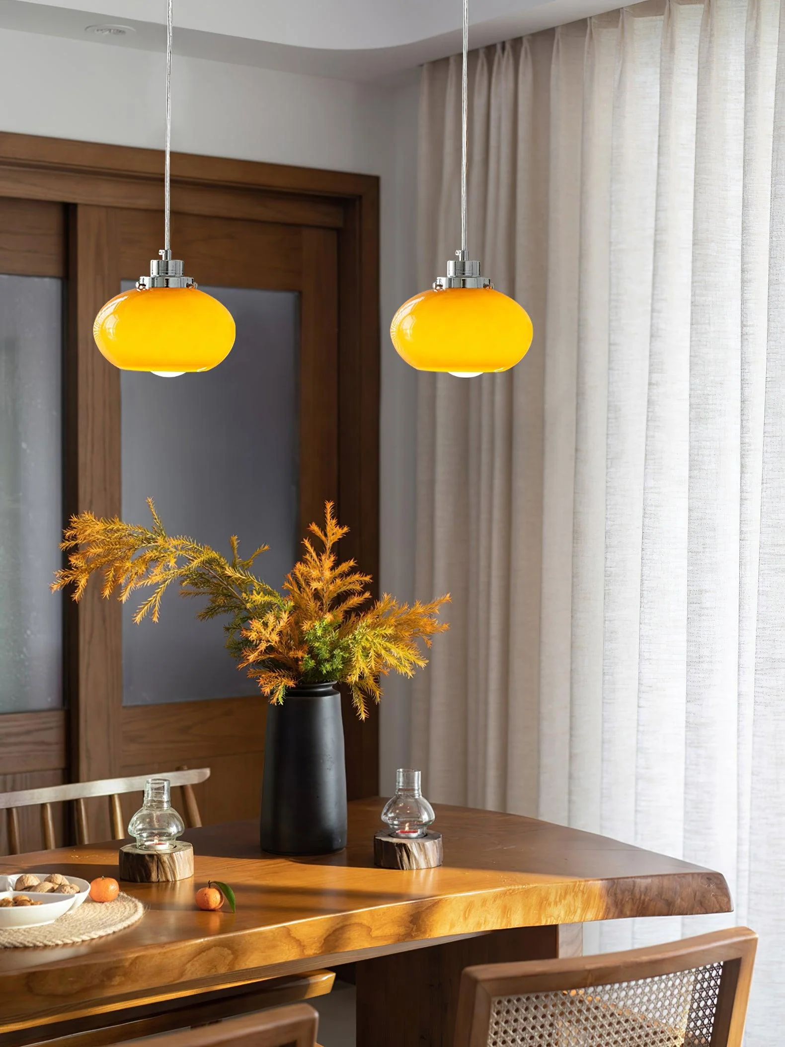 Tavira Glass Retro Pendant Light - Image 26