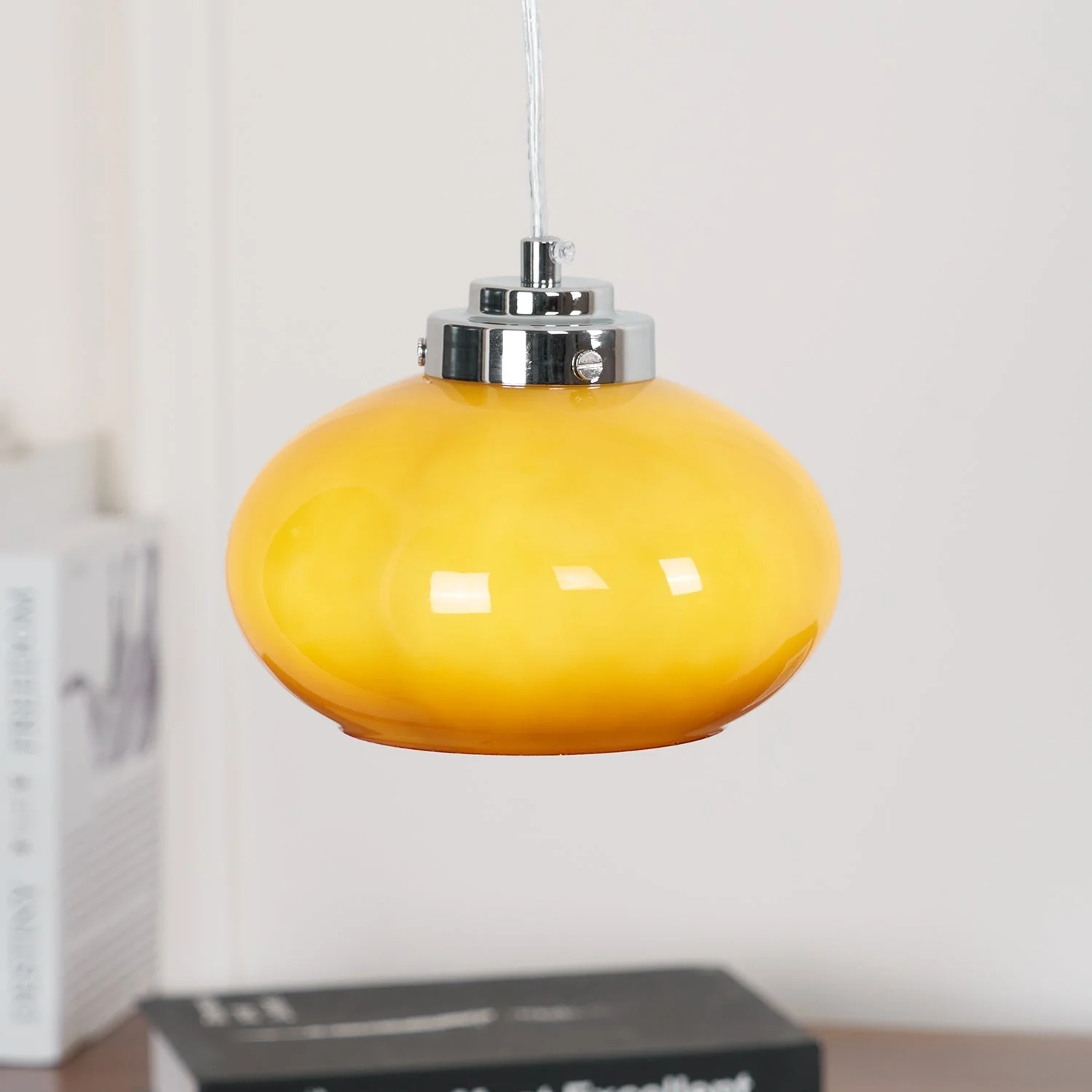 Tavira Glass Retro Pendant Light - Image 6